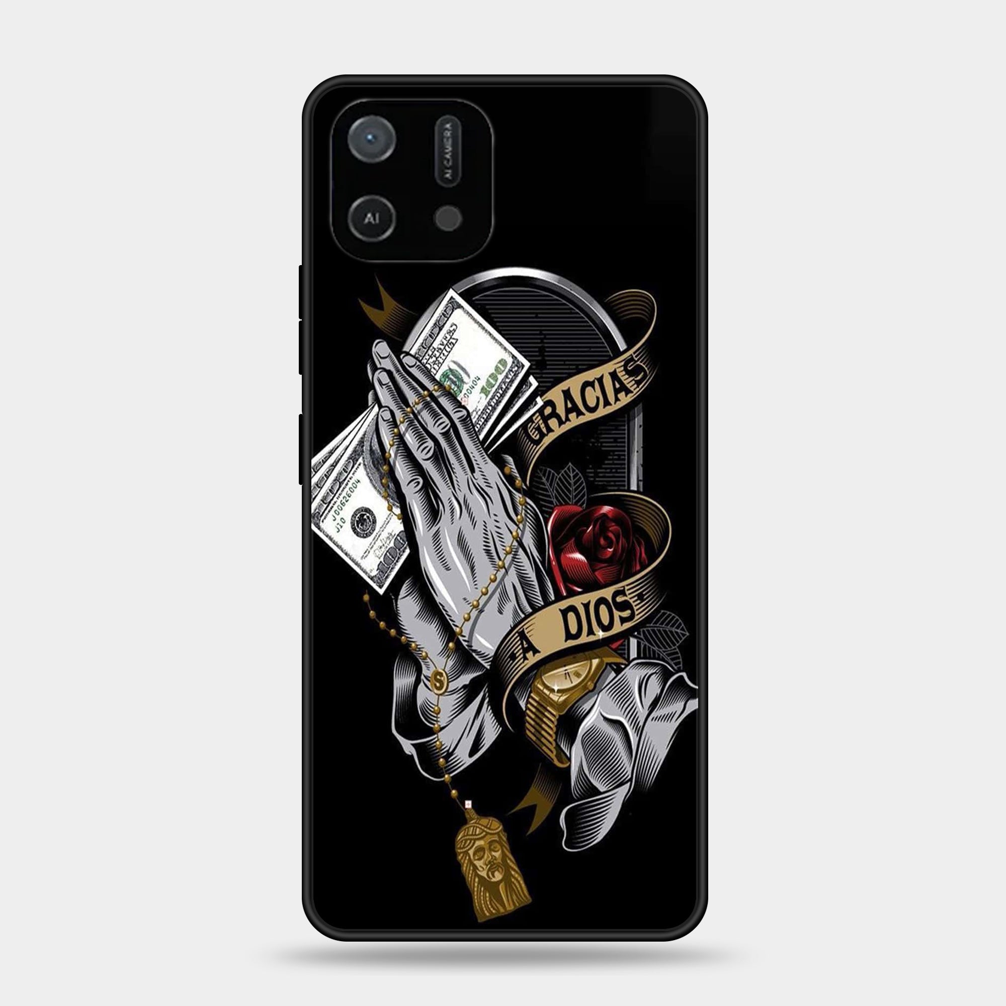 OPPO A16k Design-002 Premium Glossy Phone Case