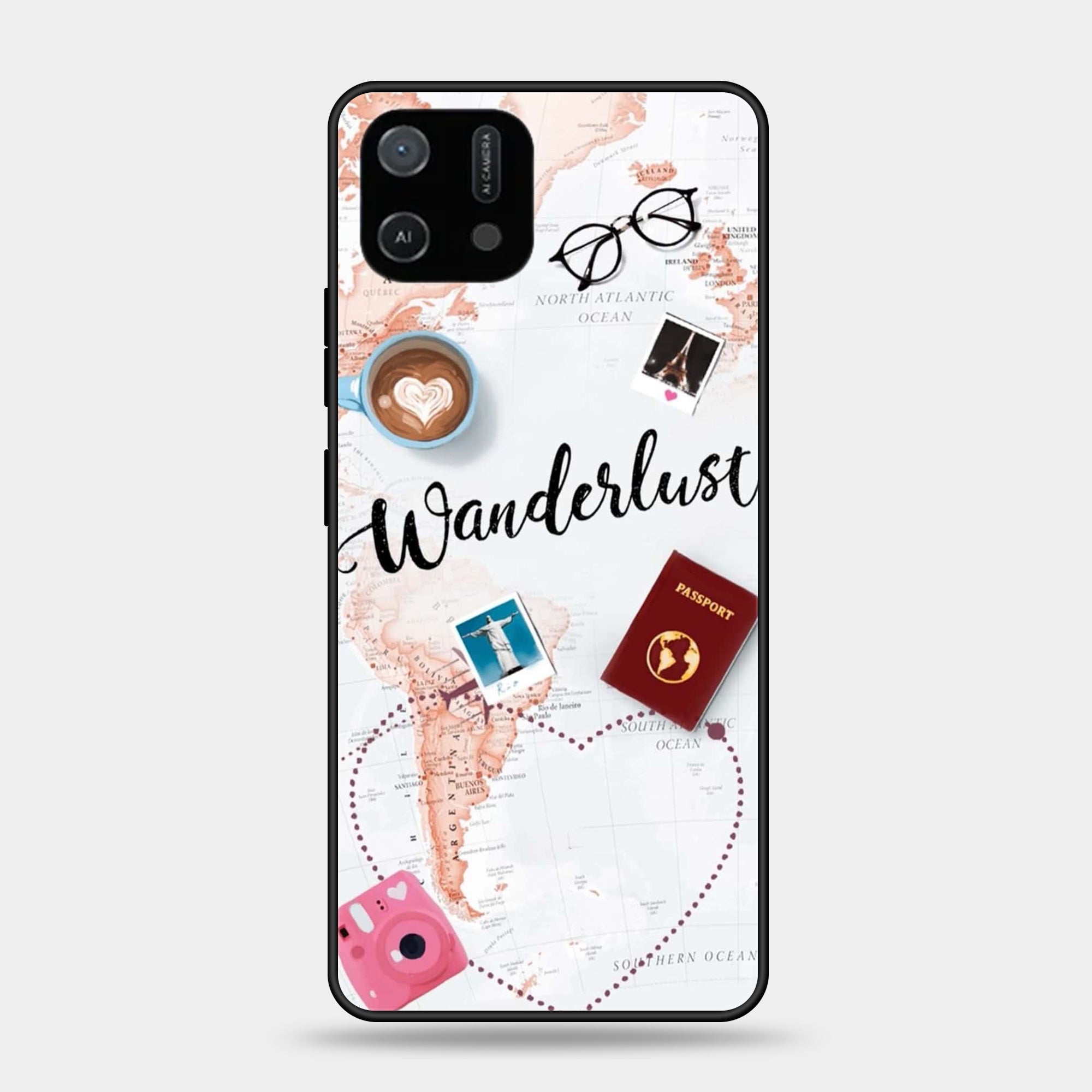 OPPO A16k Design-092 Premium Glossy Phone Case