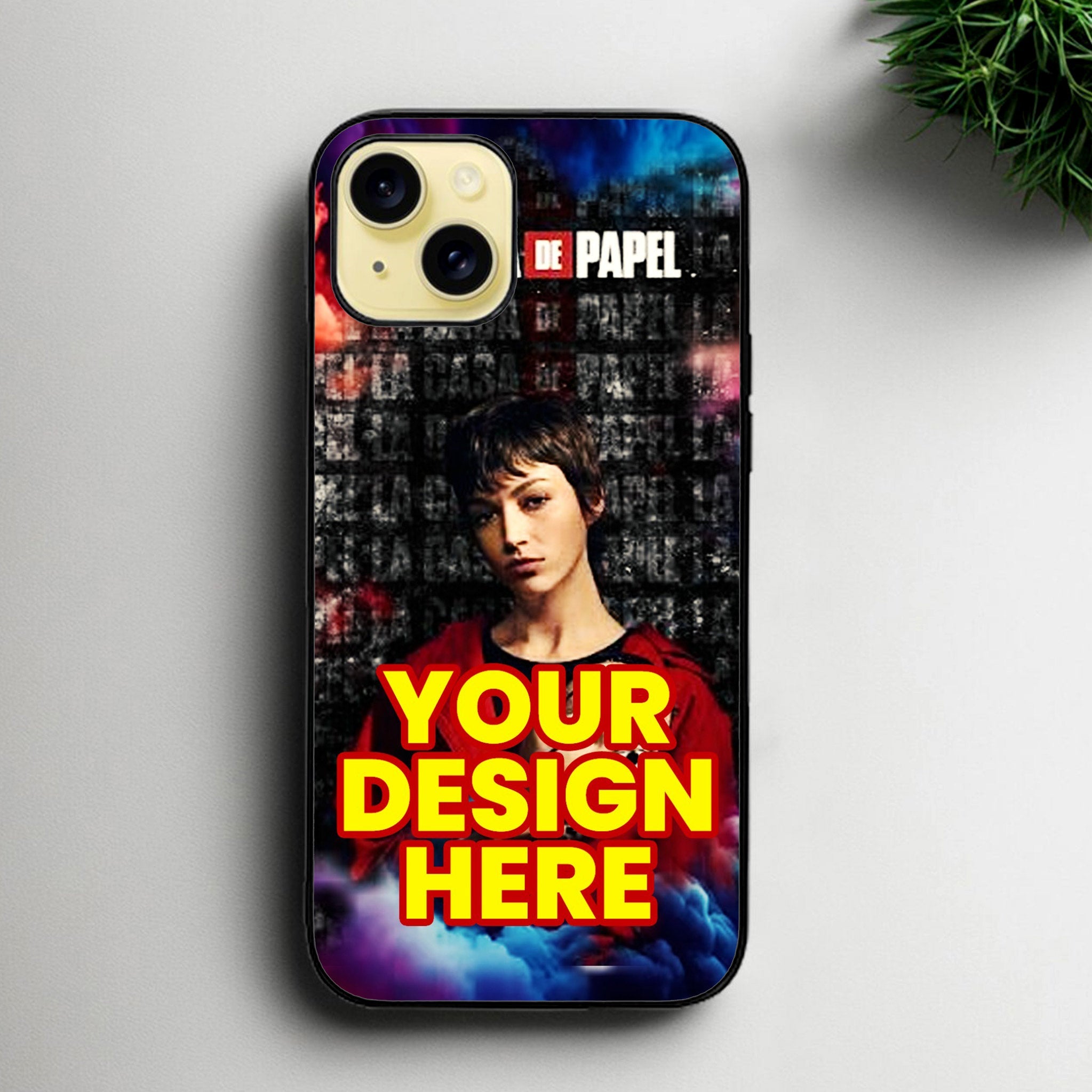 iPhone 15 Plus Customized Own Premium Glossy Phone Case