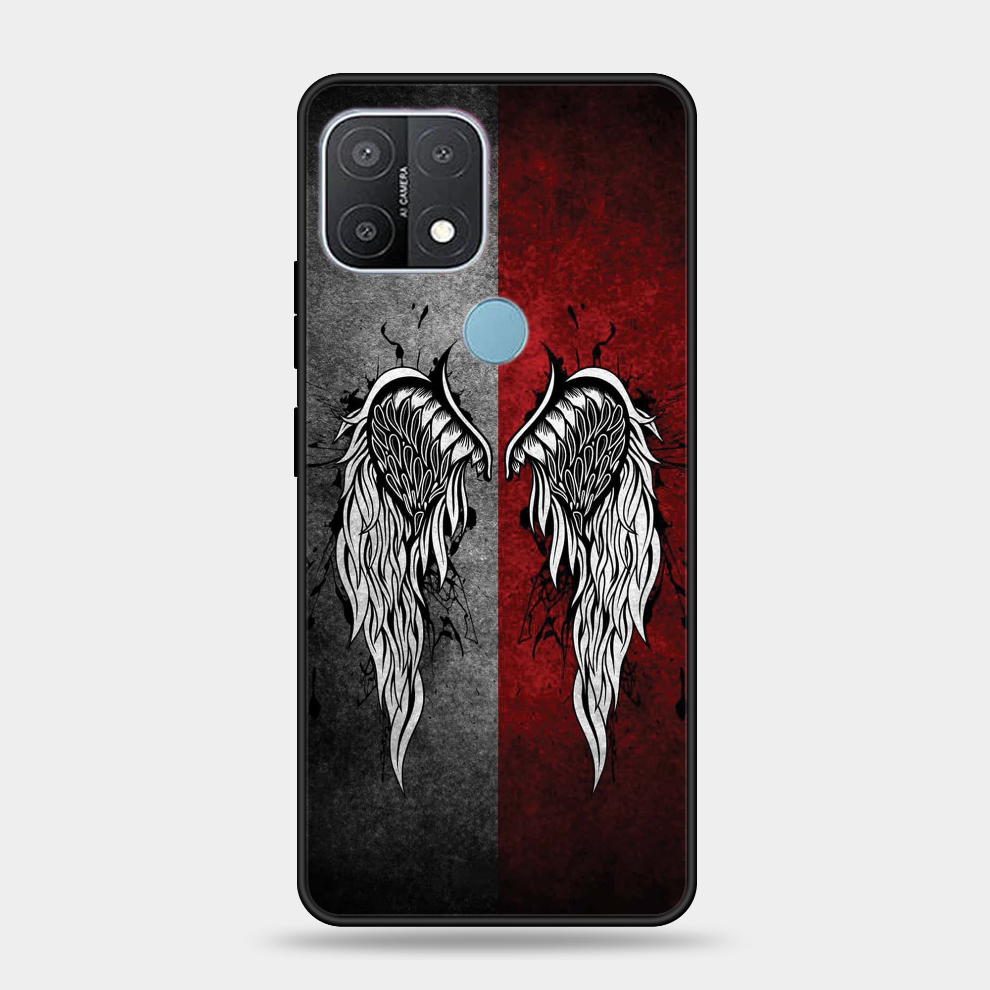 Oppo A15s Design-128 Premium Glossy Phone Case