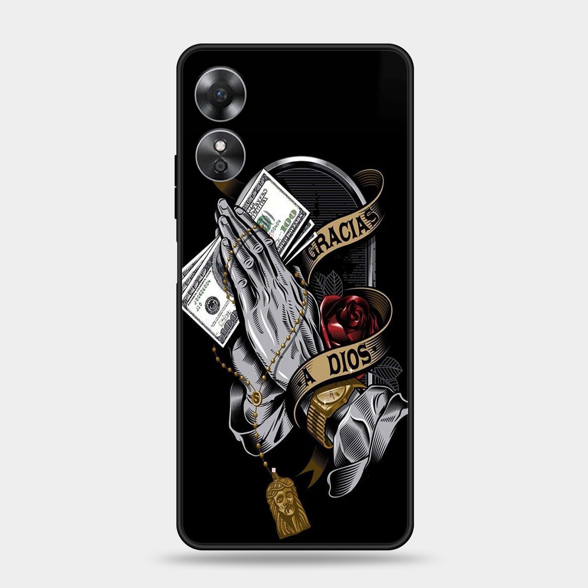 Oppo A17 Design-002 Premium Glossy Phone Case