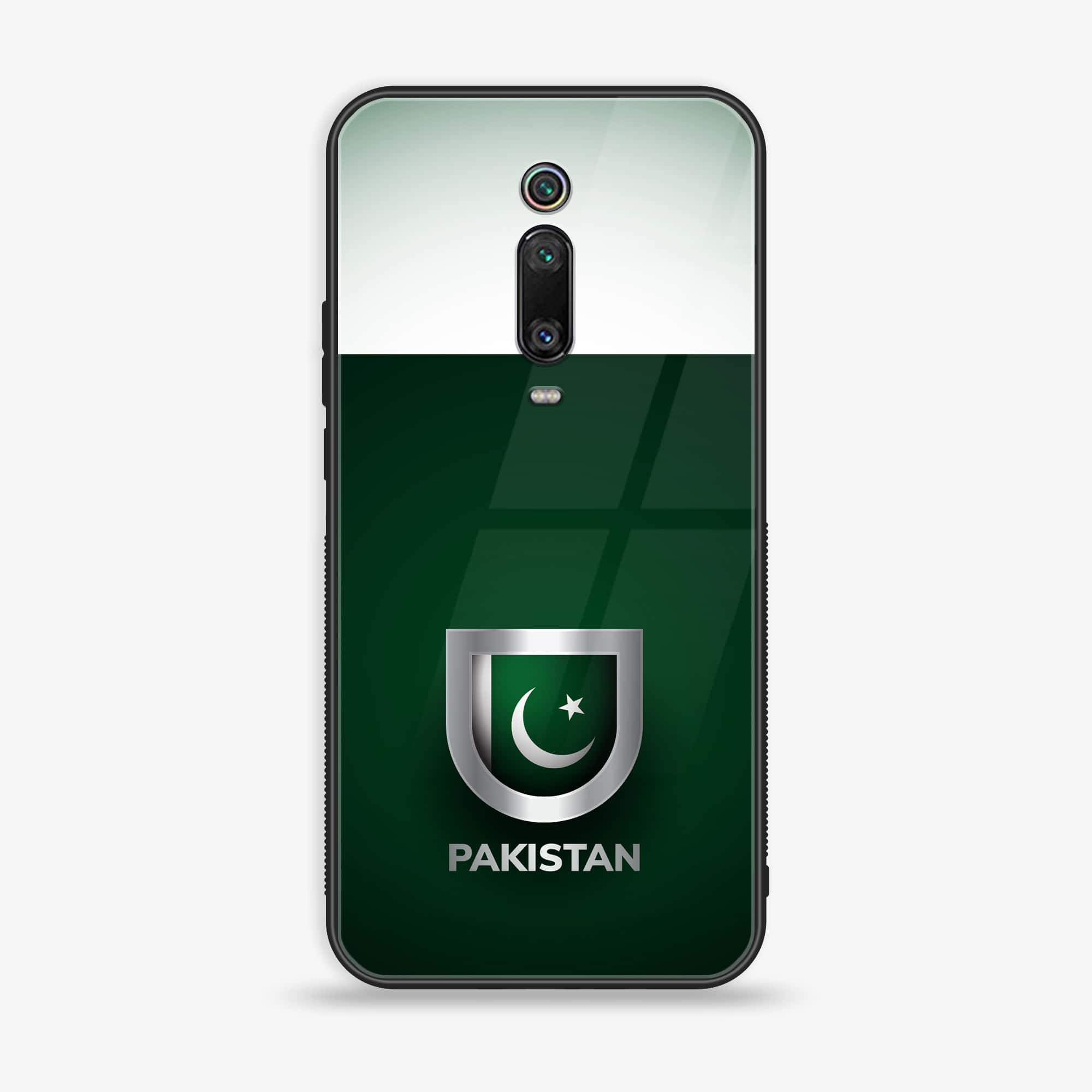 Xiaomi Mi 9T - Pakistani Flag Series - Premium Printed Glass soft Bumper shock Proof Case