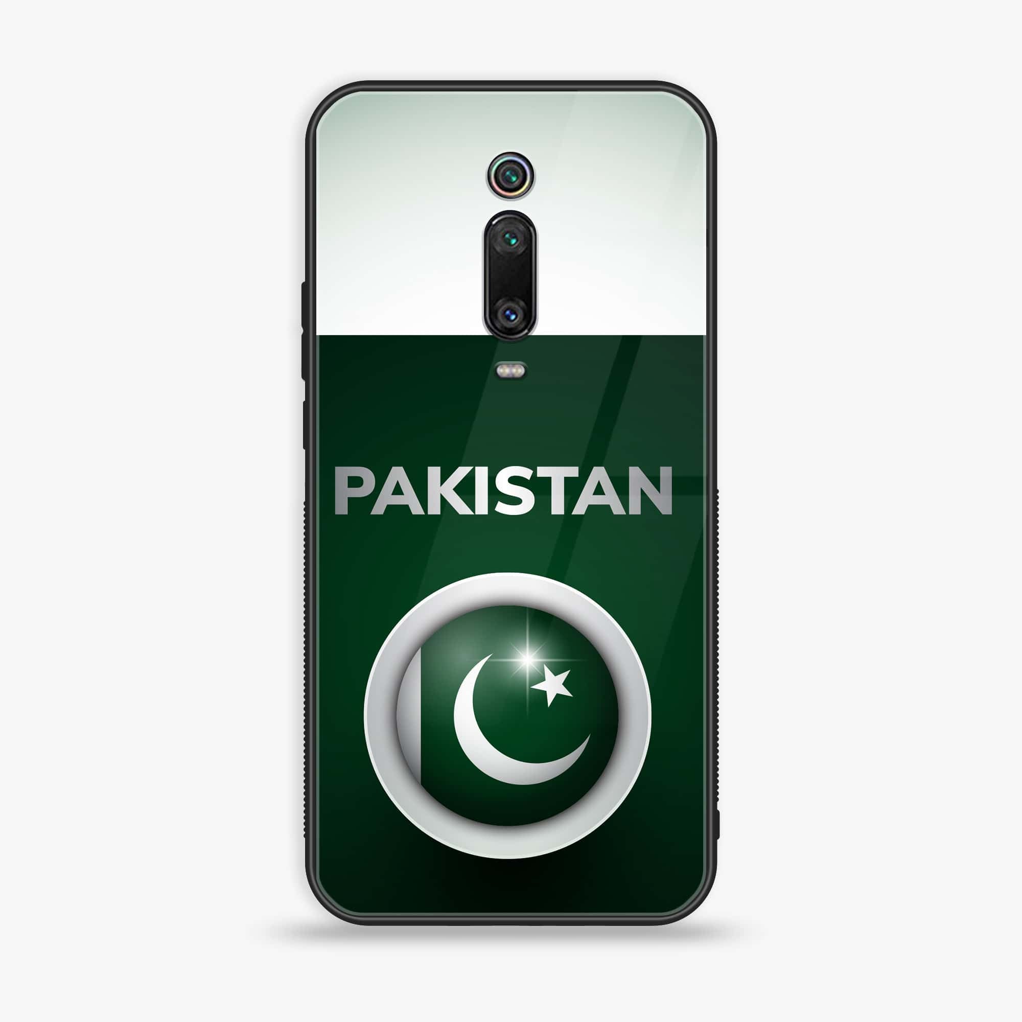 Xiaomi Mi 9T - Pakistani Flag Series - Premium Printed Glass soft Bumper shock Proof Case