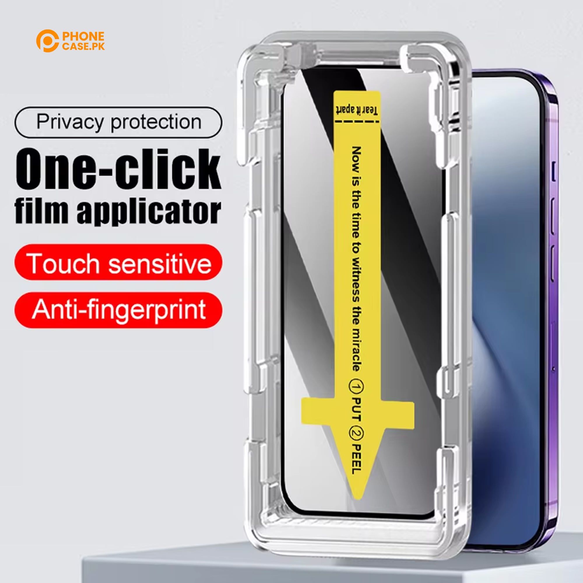 Galaxy S26 - Privacy Anti-Spy Glass Screen Protector With Applying kit