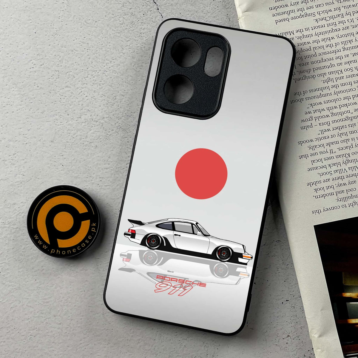 Oppo Reno 14F 5G - Racing 2.0 Series - Premium Metal Printed Soft Bumper Shockproof Case