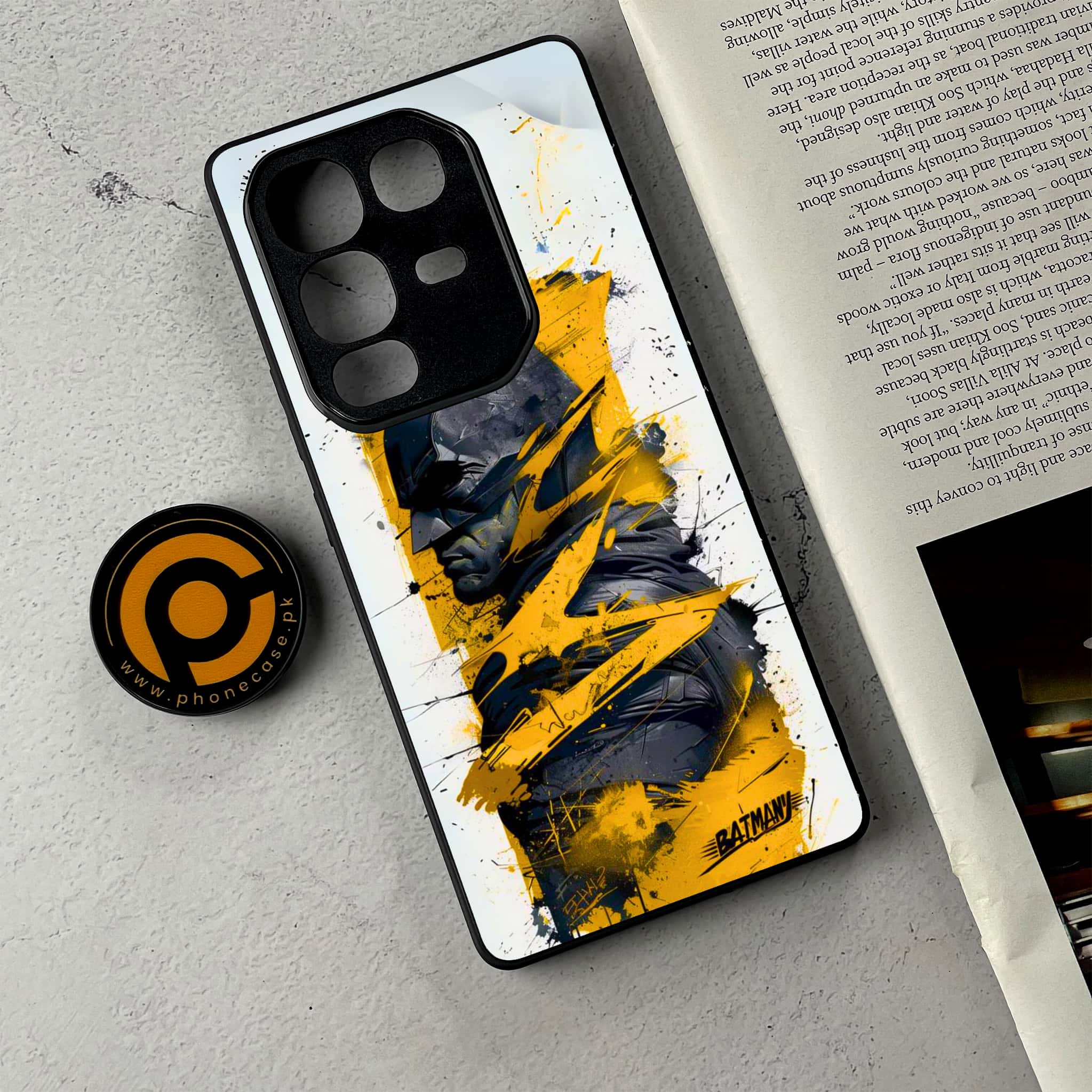 Infinix Note 50 Pro Plus - Shattered Heroics - Premium Metal Printed Soft Bumper Shockproof Case