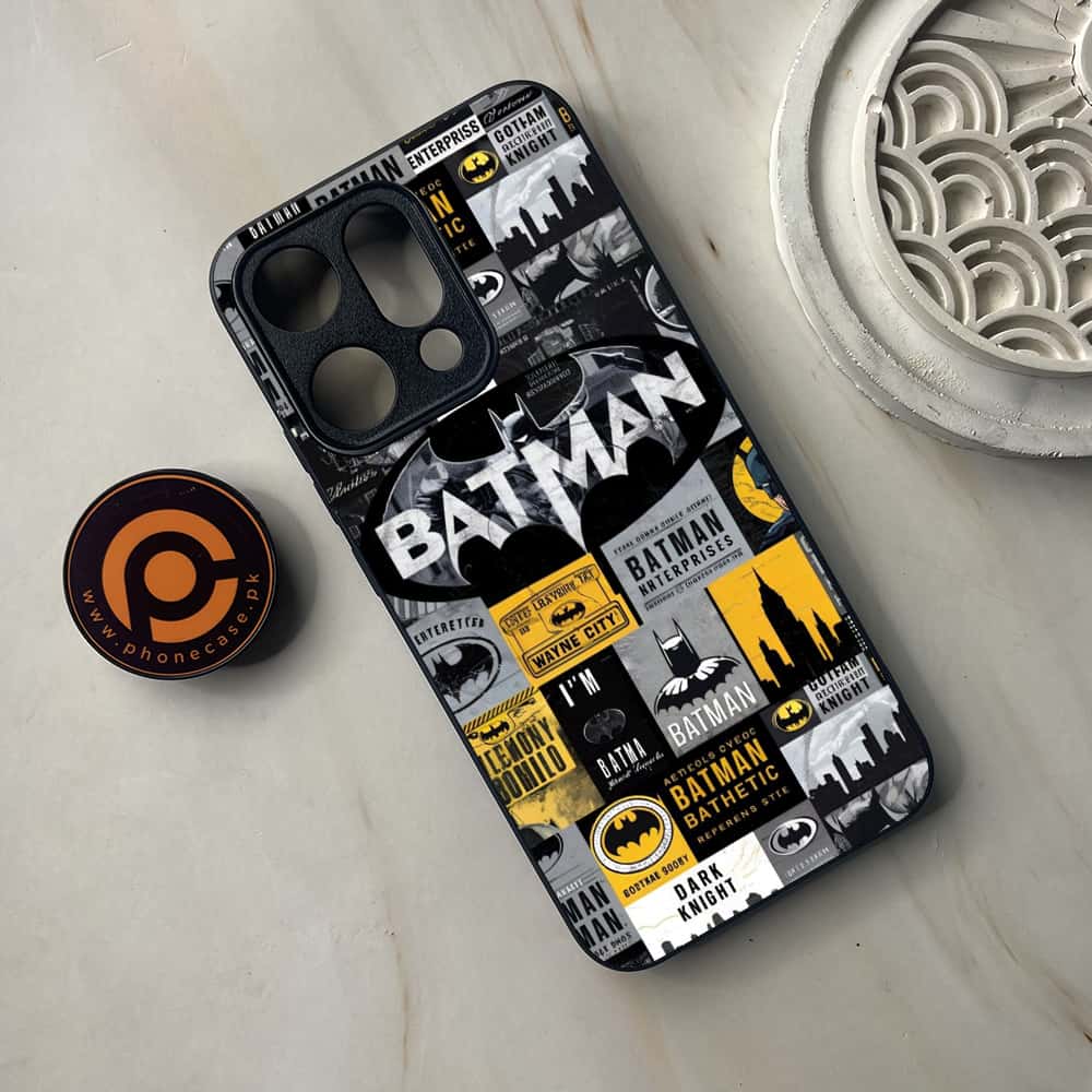 Oppo Reno 14 5G - The Gotham Collage - Premium Metal Printed soft Bumper shock Proof Case CS-47051