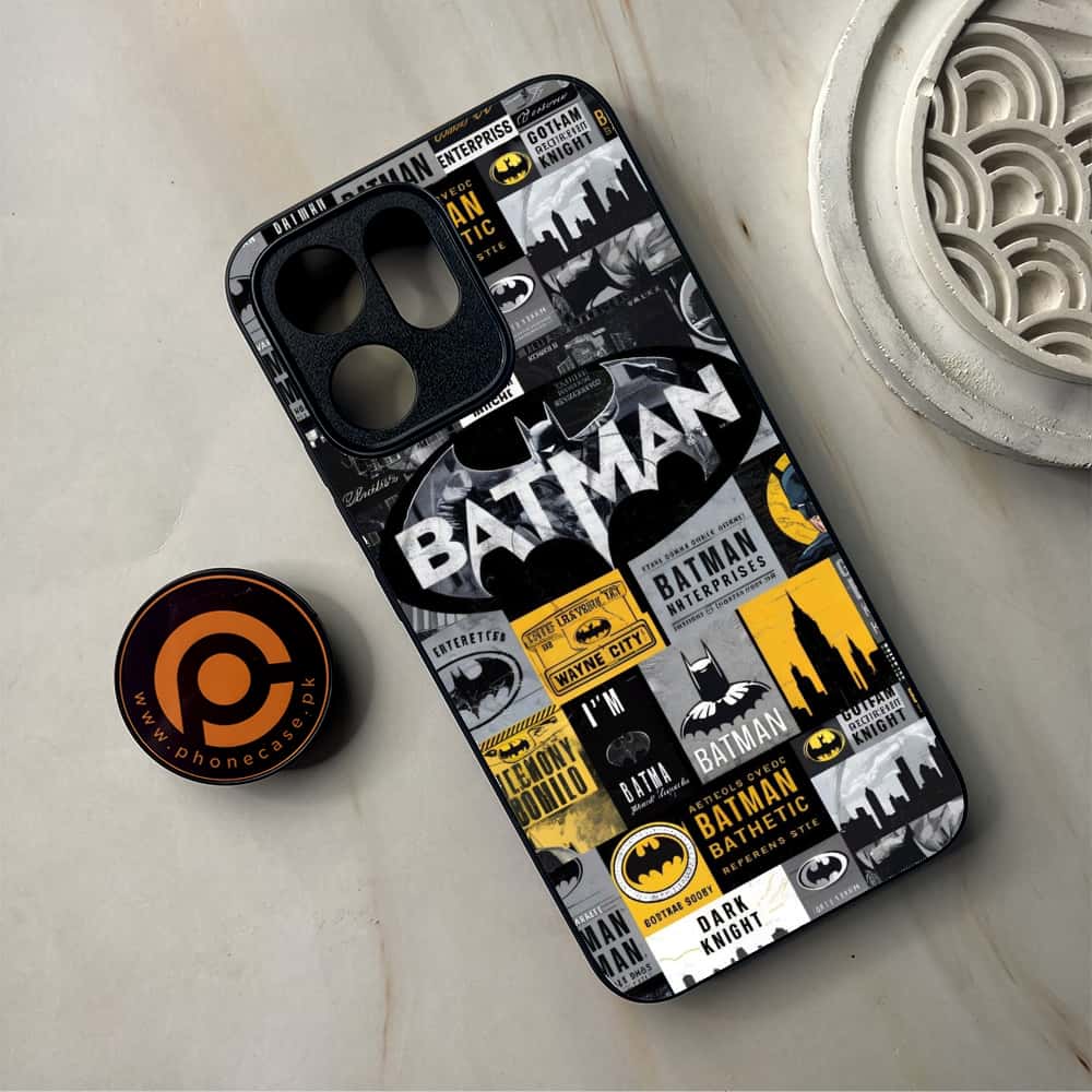 Oppo Reno 14F 5G - The Gotham Collage  - Premium Metal Printed Soft Bumper Shockproof Case