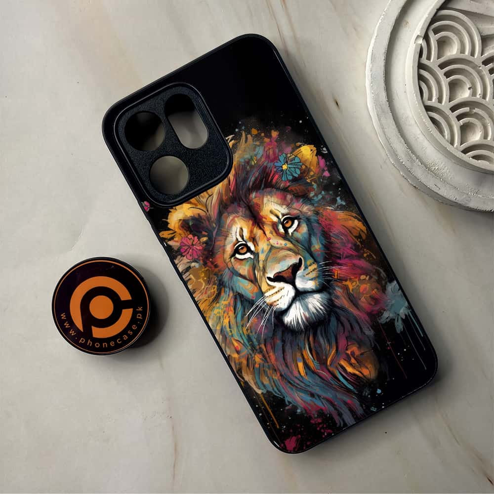 Oppo Reno 14F 5G - Tiger 2.0 Series - Premium Metal Printed Soft Bumper Shockproof Case