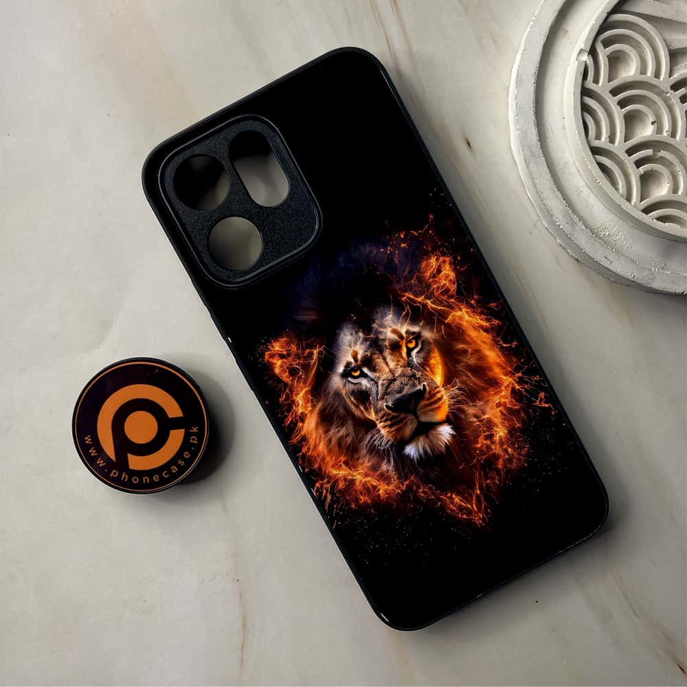 Oppo Reno 14F 5G - Tiger 2.0 Series - Premium Metal Printed Soft Bumper Shockproof Case