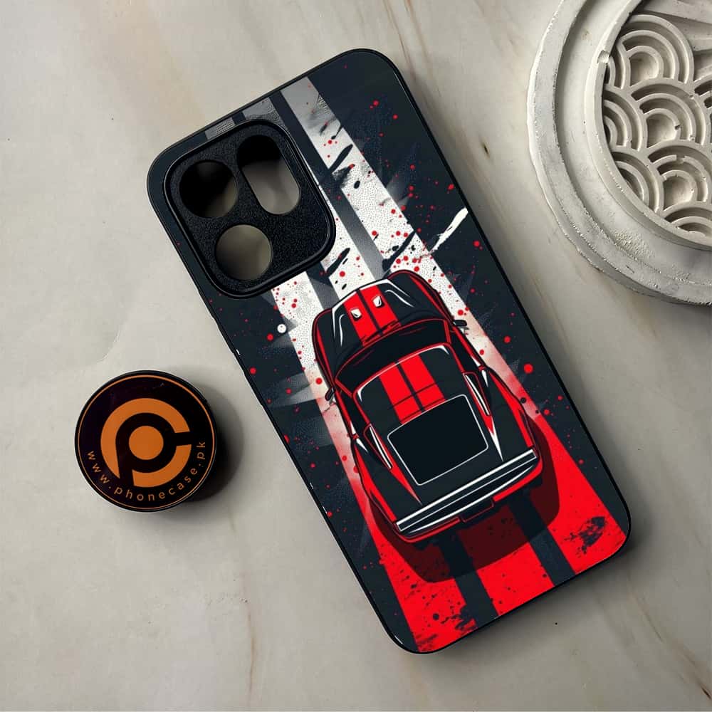 Oppo Reno 14F 5G -  Top-Down Track - Premium Metal Printed Soft Bumper Shockproof Case