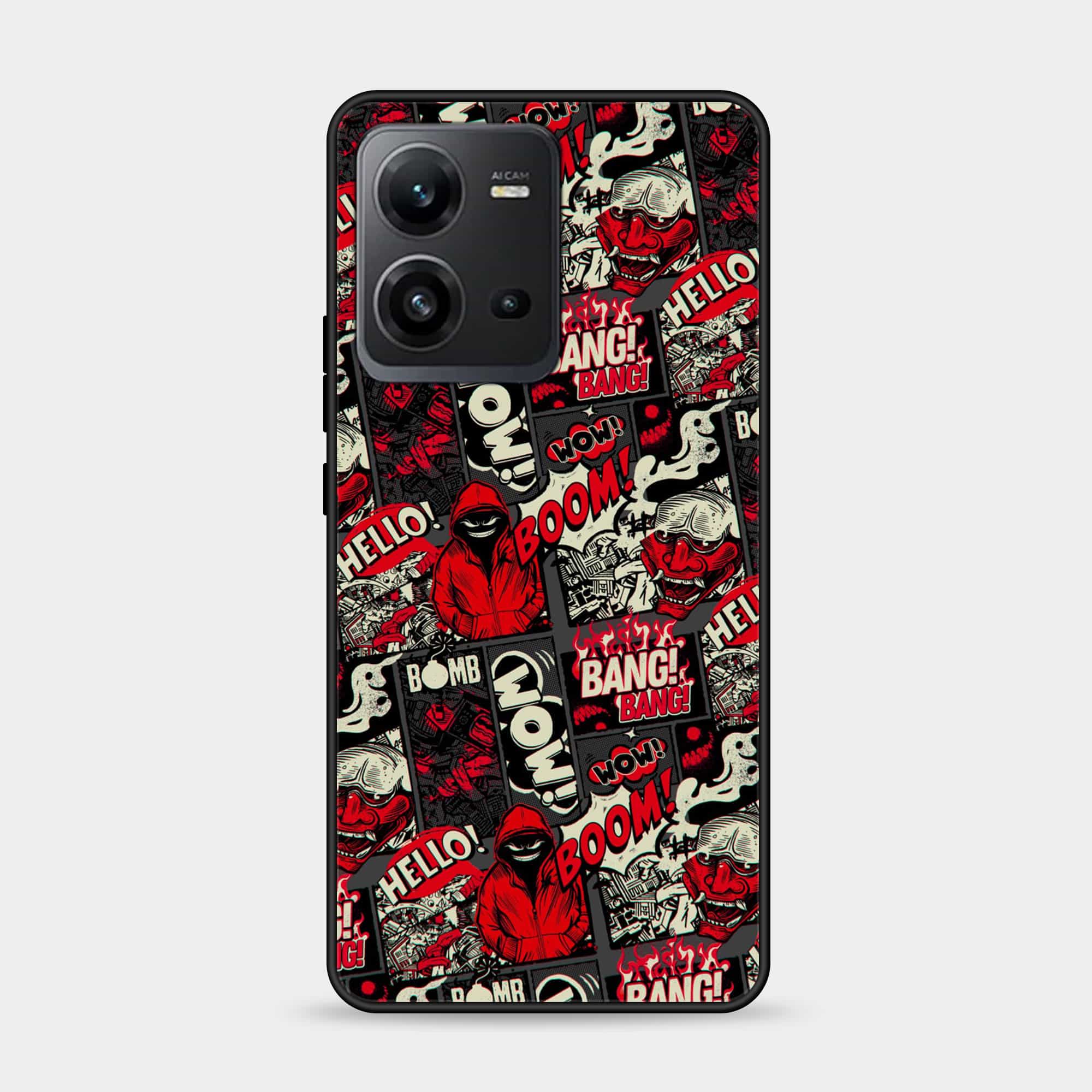 Vivo V25 Design-038 Premium Glossy Phone Case