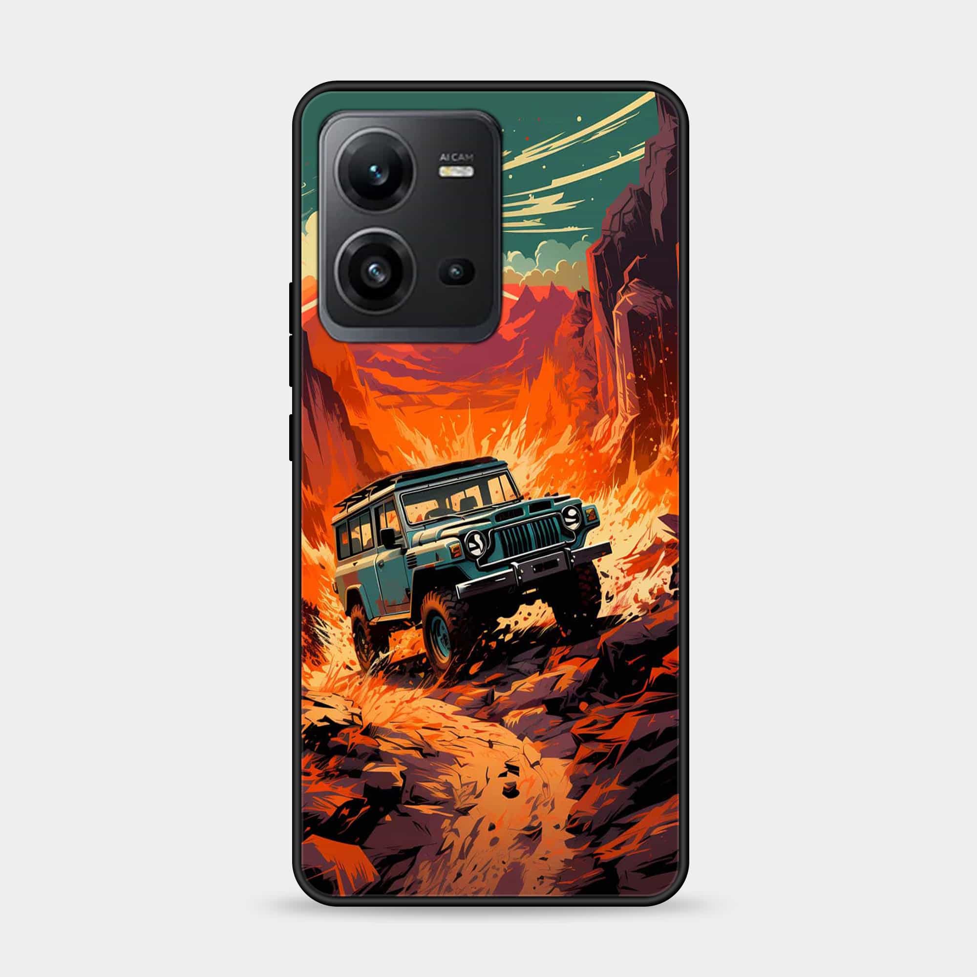 Vivo V25 Design-063 Premium Glossy Phone Case