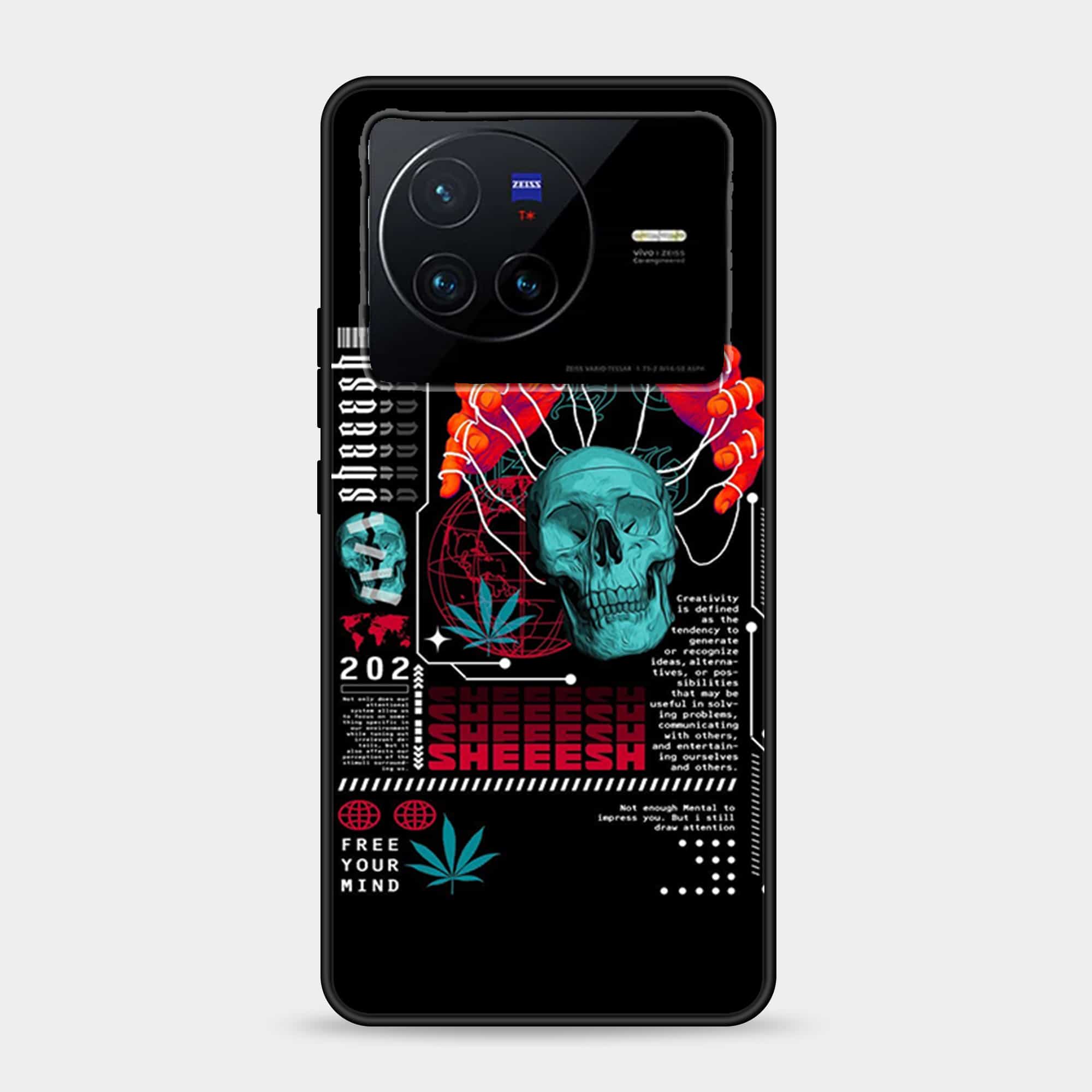 Vivo X80 Design-071 Premium Glossy Phone Case