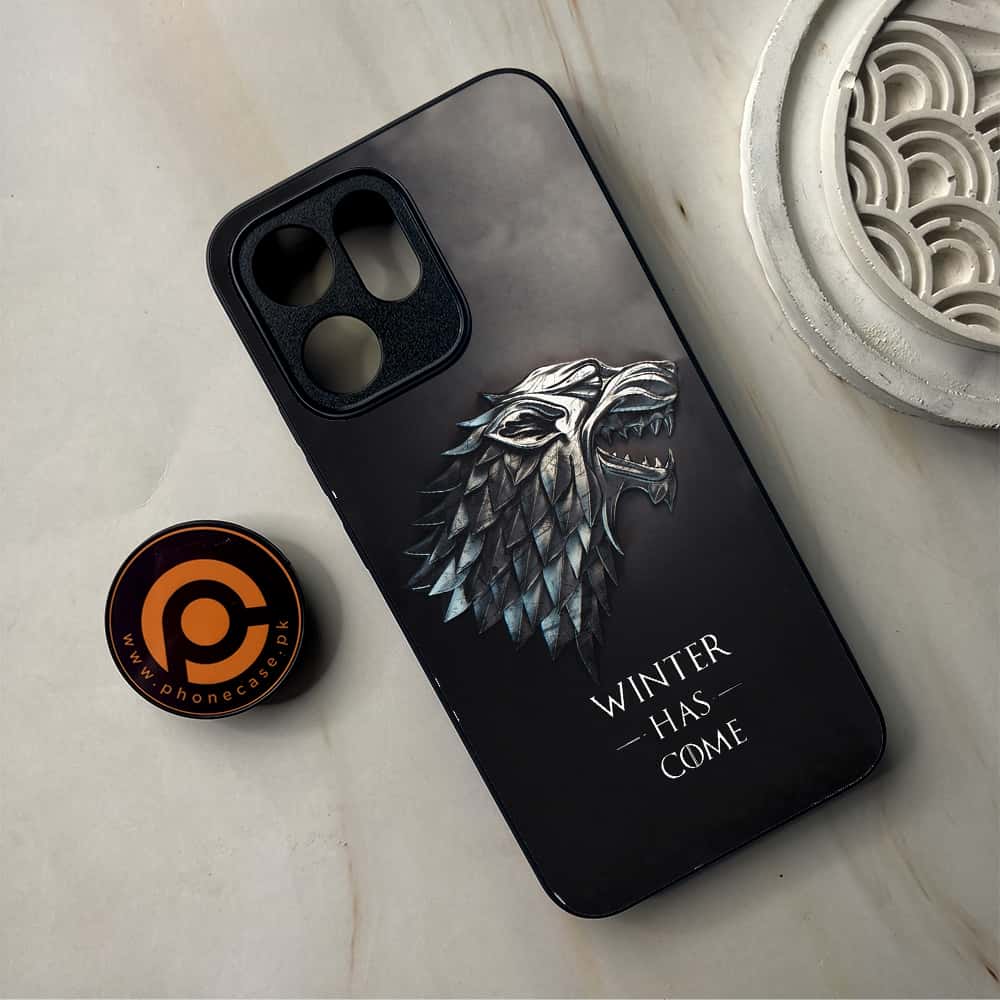 Oppo Reno 14F 5G - Winter Has Come GOT - Premium Metal Printed Soft Bumper Shockproof Case