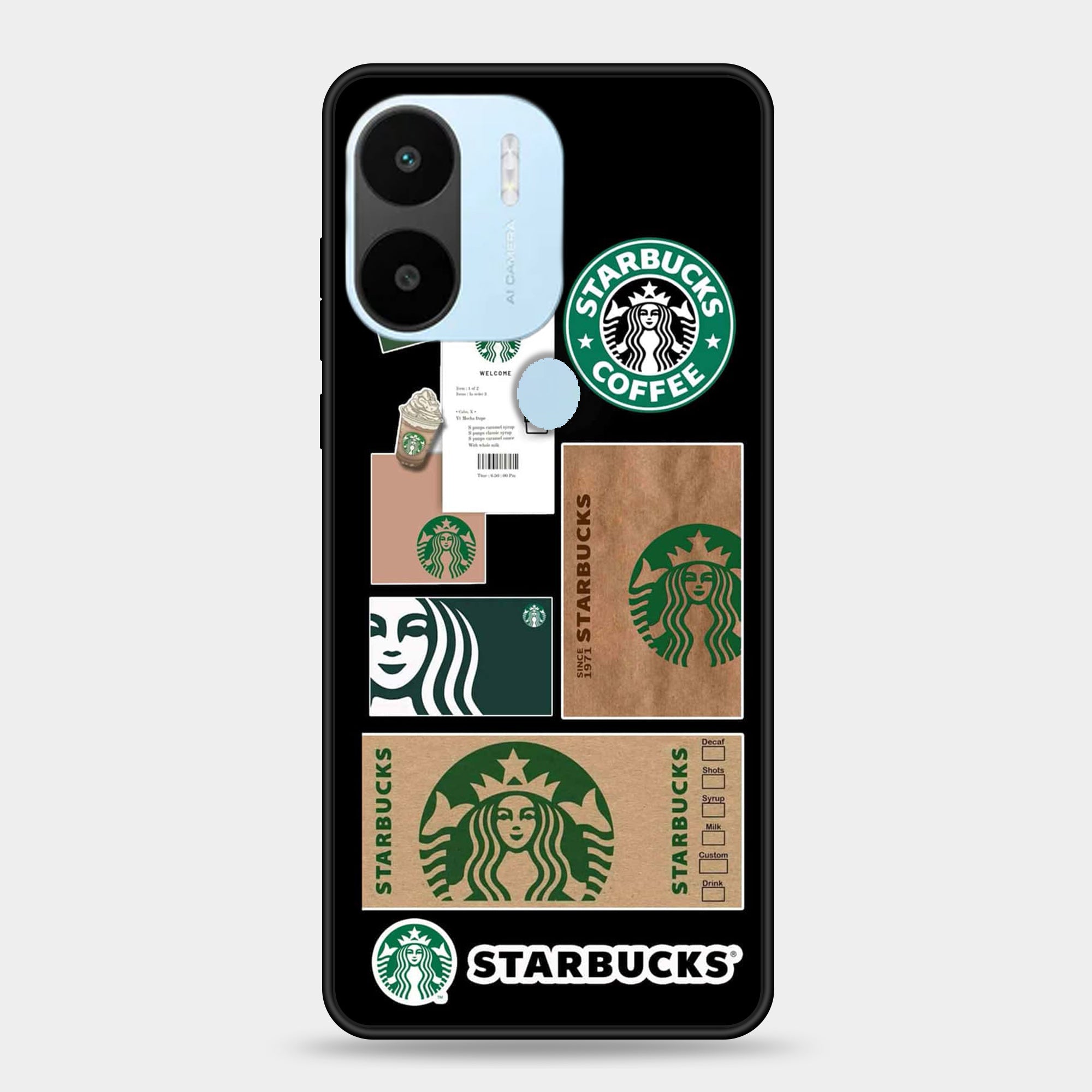 Xiaomi Redmi A1 Plus Design-013 Premium Glossy Phone Case