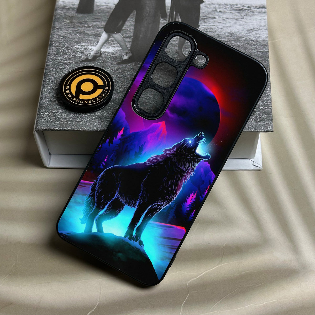 Infinix Hot 70 Pro - Wolf Design 2 - Premium Metal Printed Soft Bumper Shock Proof Case