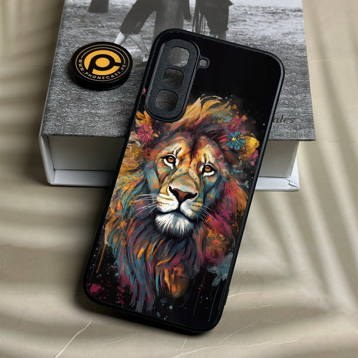 Infinix Hot 70 - Tiger 2.0 Design 10 - Premium Metal Printed Soft Bumper Shock Proof Case