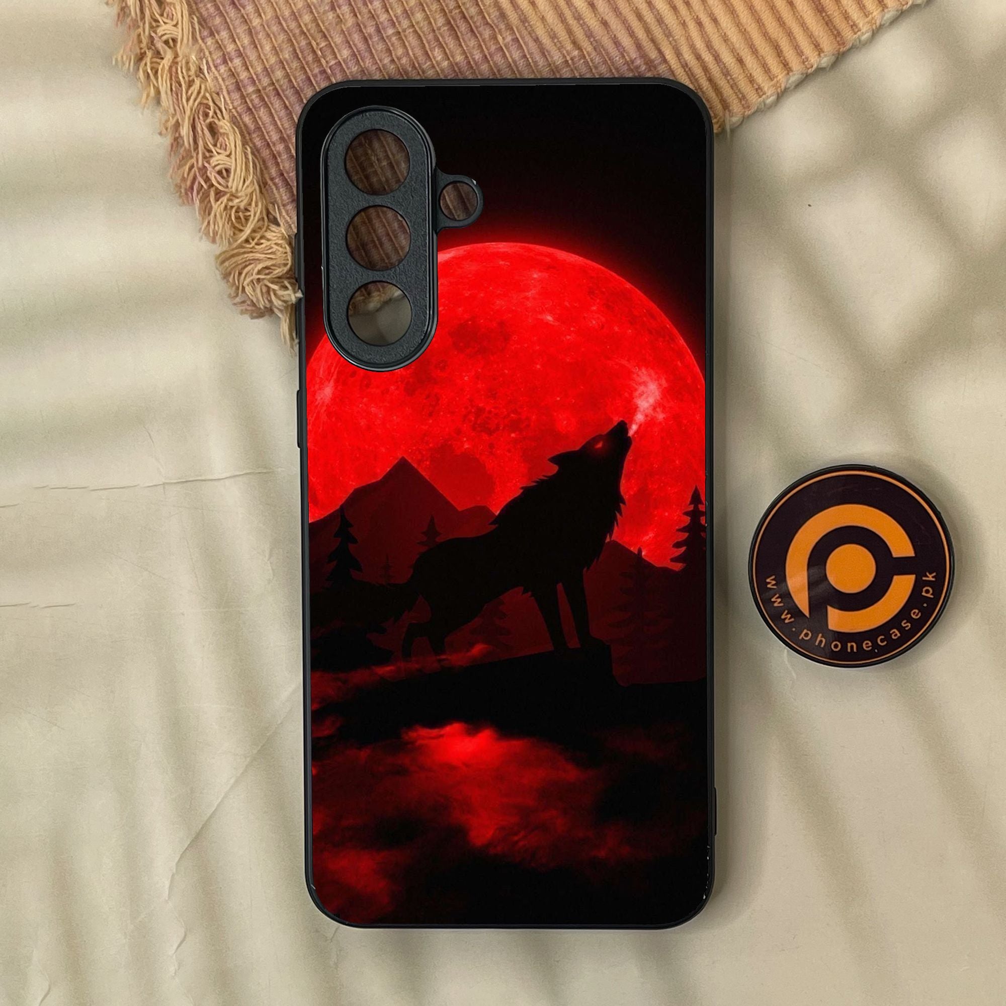 Samsung Galaxy A57 - Wolf Design 5 - Premium Metal Printed Soft Bumper Shock Proof Case