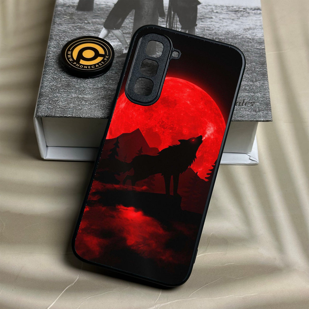 Infinix Hot 70 - Wolf Design 5 - Premium Metal Printed Soft Bumper Shock Proof Case