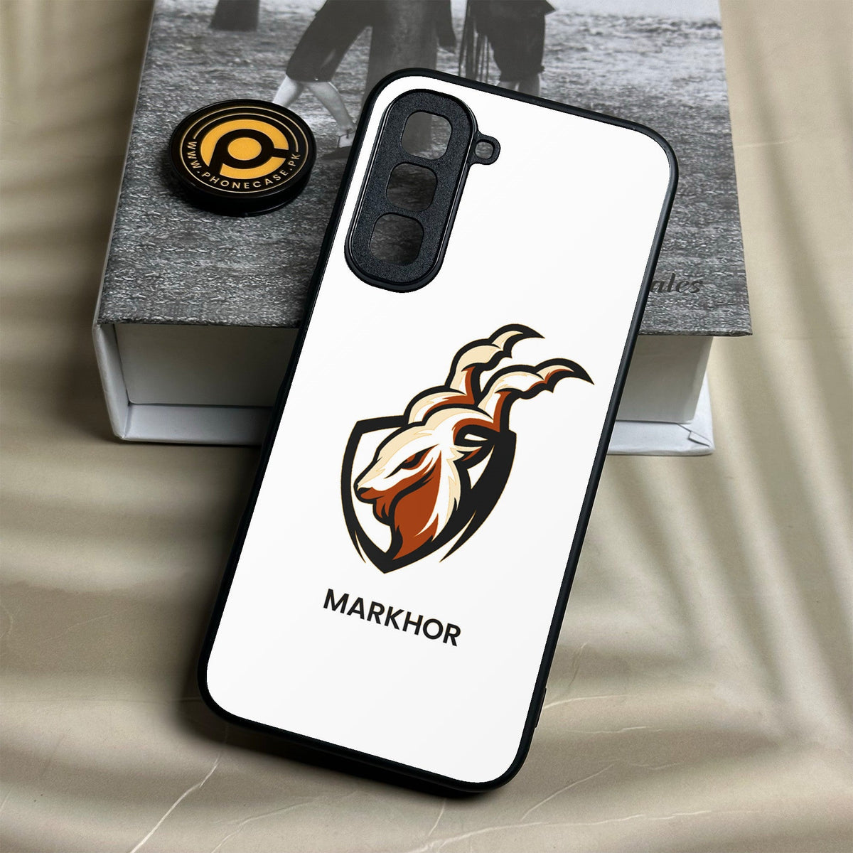 Infinix Hot 70 - Markhor Design 5 - Premium Metal Printed Soft Bumper Shock Proof Case