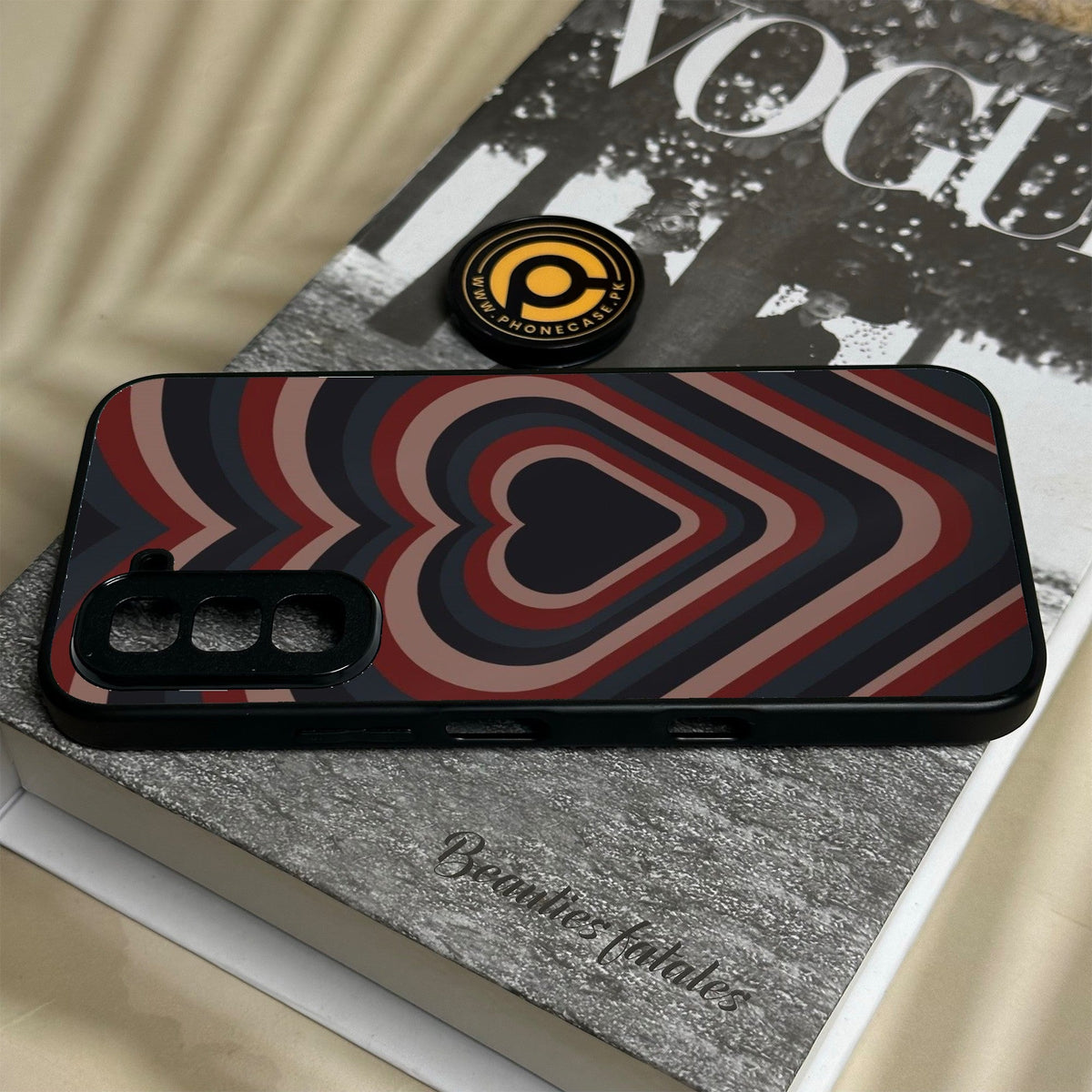 Infinix Hot 70 - Heart 2.0 Design 4 - Premium Metal Printed Soft Bumper Shock Proof Case
