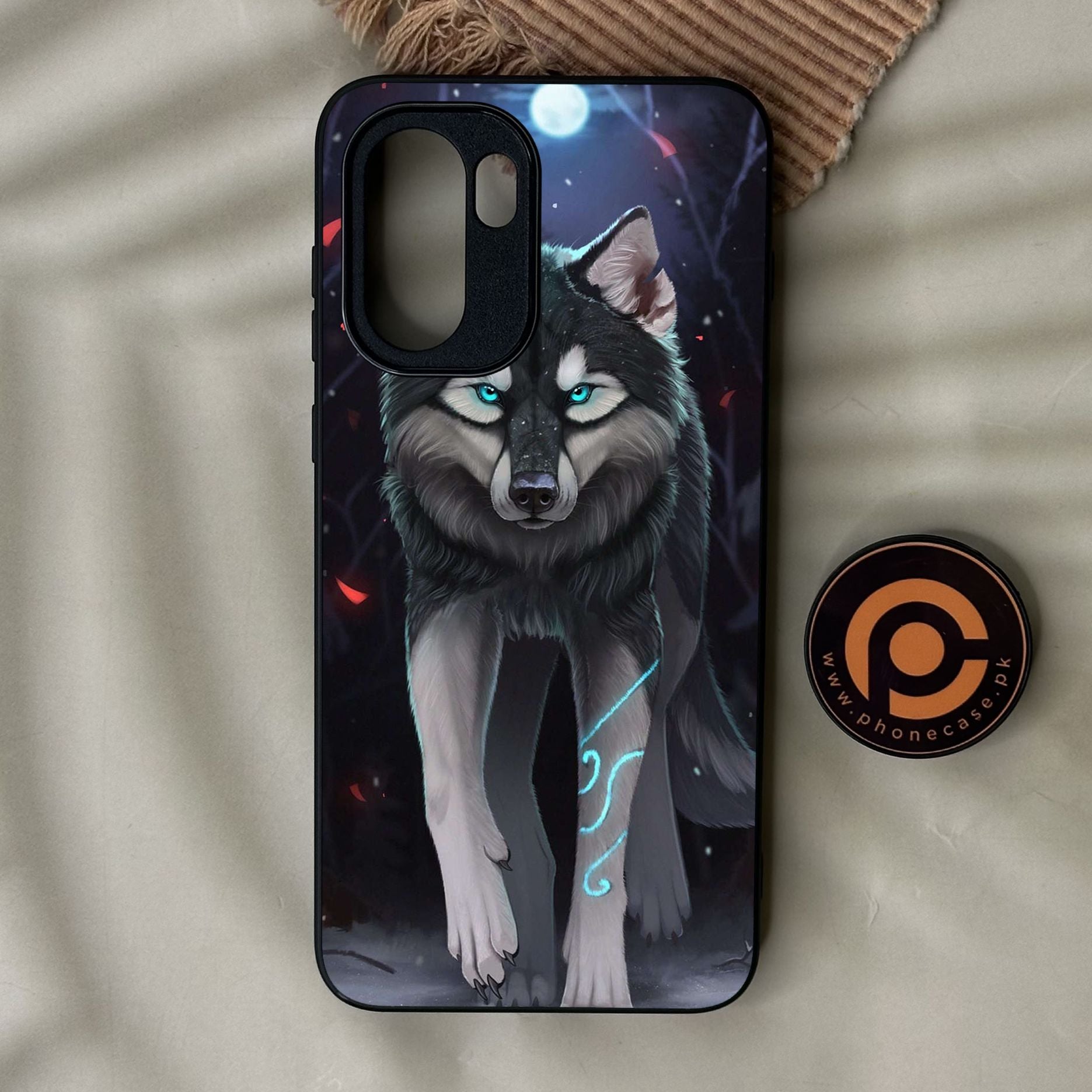 OnePlus 15R - Wolf Design 8 - Premium Metal Printed Soft Bumper Shock Proof Case