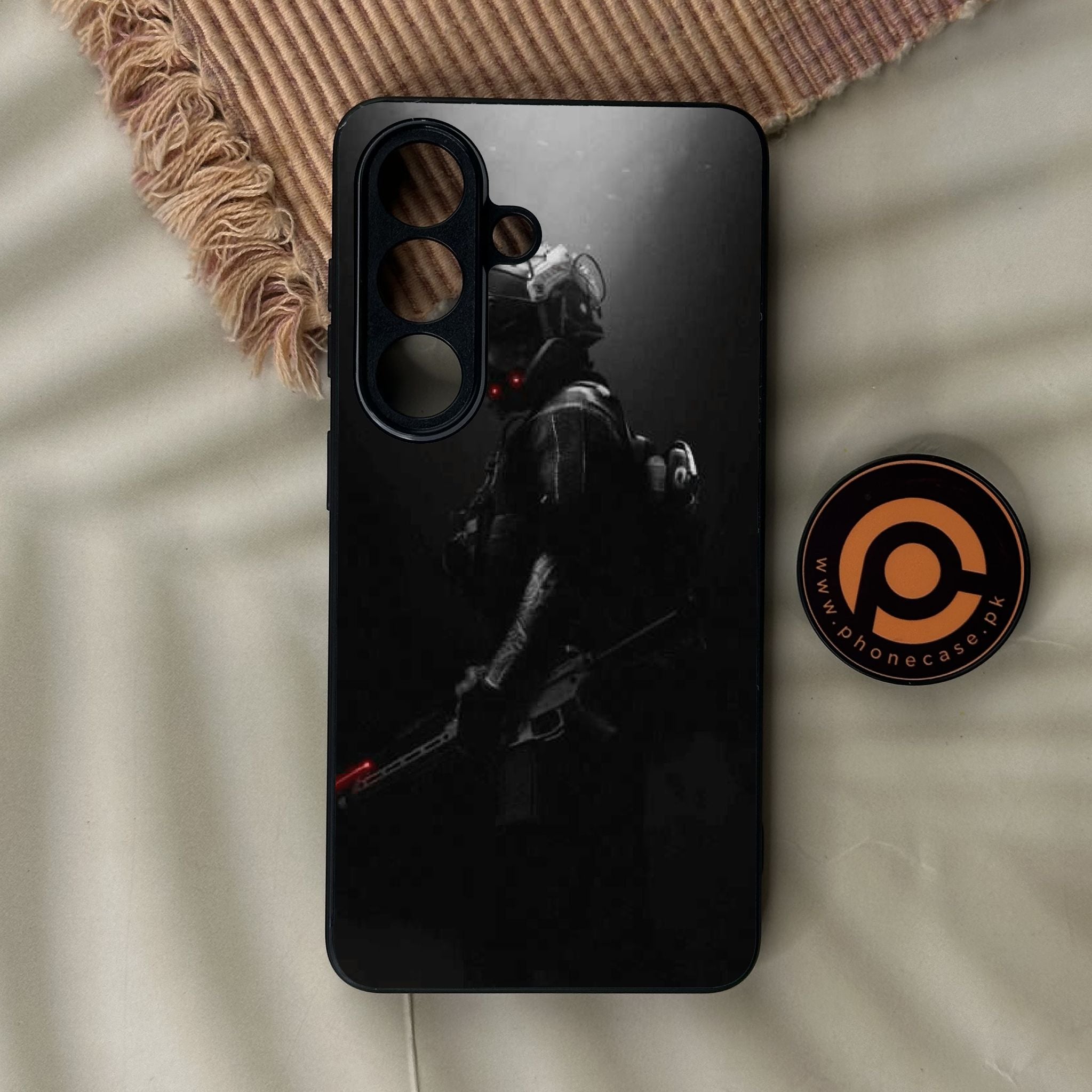 Galaxy S26 - Black Art Design 9 - Premium Metal Printed Soft Bumper Shock Proof Case