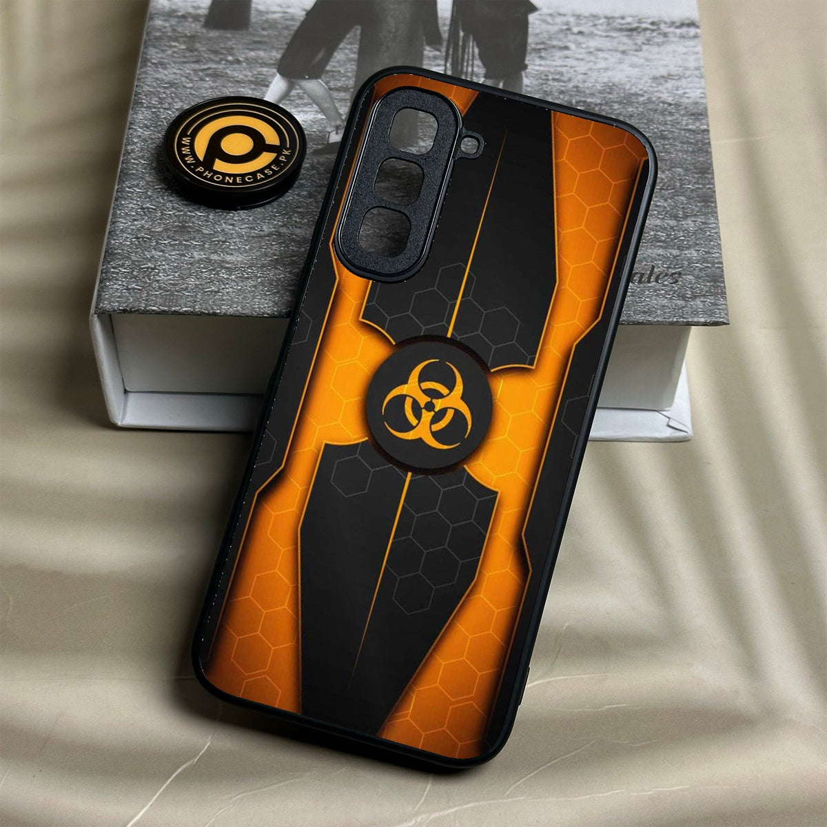 Infinix Hot 70 - Biohazard Design 2 - Premium Metal Printed Soft Bumper Shock Proof Case
