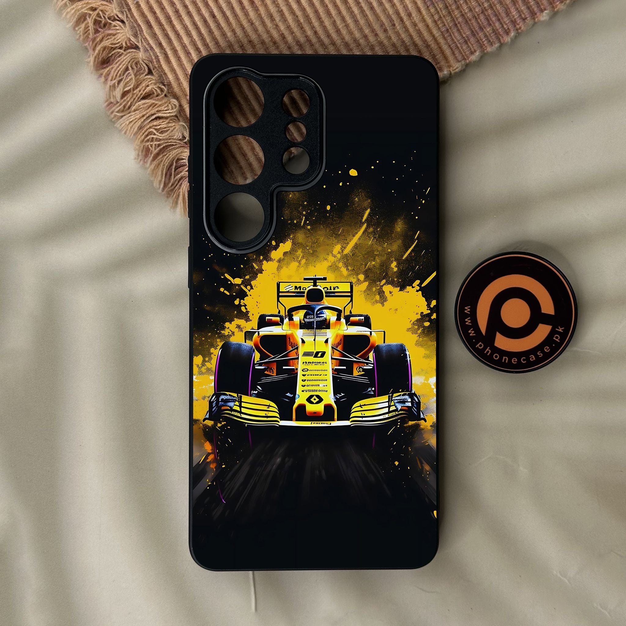 Galaxy S26 Ultra - Formula 1 Design 5 - Premium Metal Printed Soft Bumper Shock Proof Case