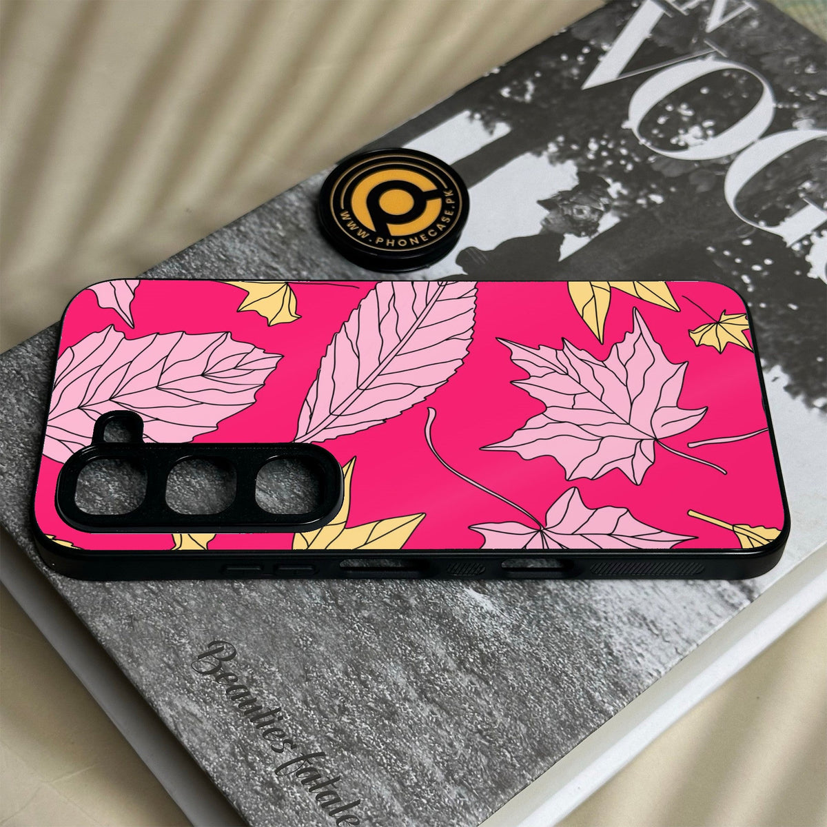 Infinix Hot 70 Pro - Floral Series Design 6 - Premium Metal Printed Soft Bumper Shock Proof Case