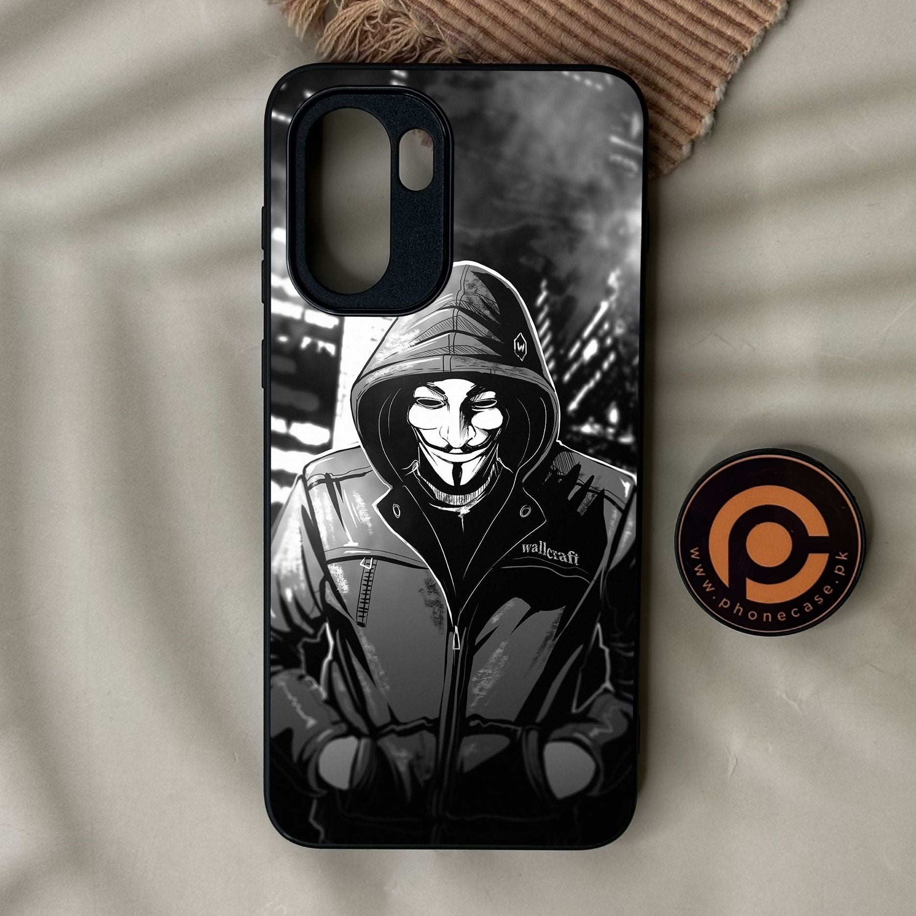 OnePlus Ace 6 - Anonymous 2.0 Design 1 - Premium Metal Printed Soft Bumper Shock Proof Case