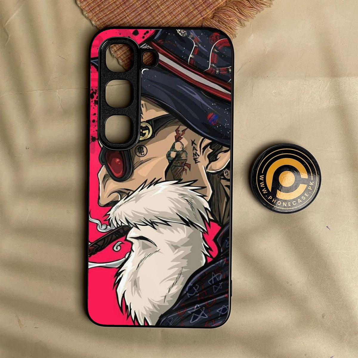 Infinix Hot 70 Pro - Master Roshi - Premium Metal Printed Soft Bumper Shock Proof Case
