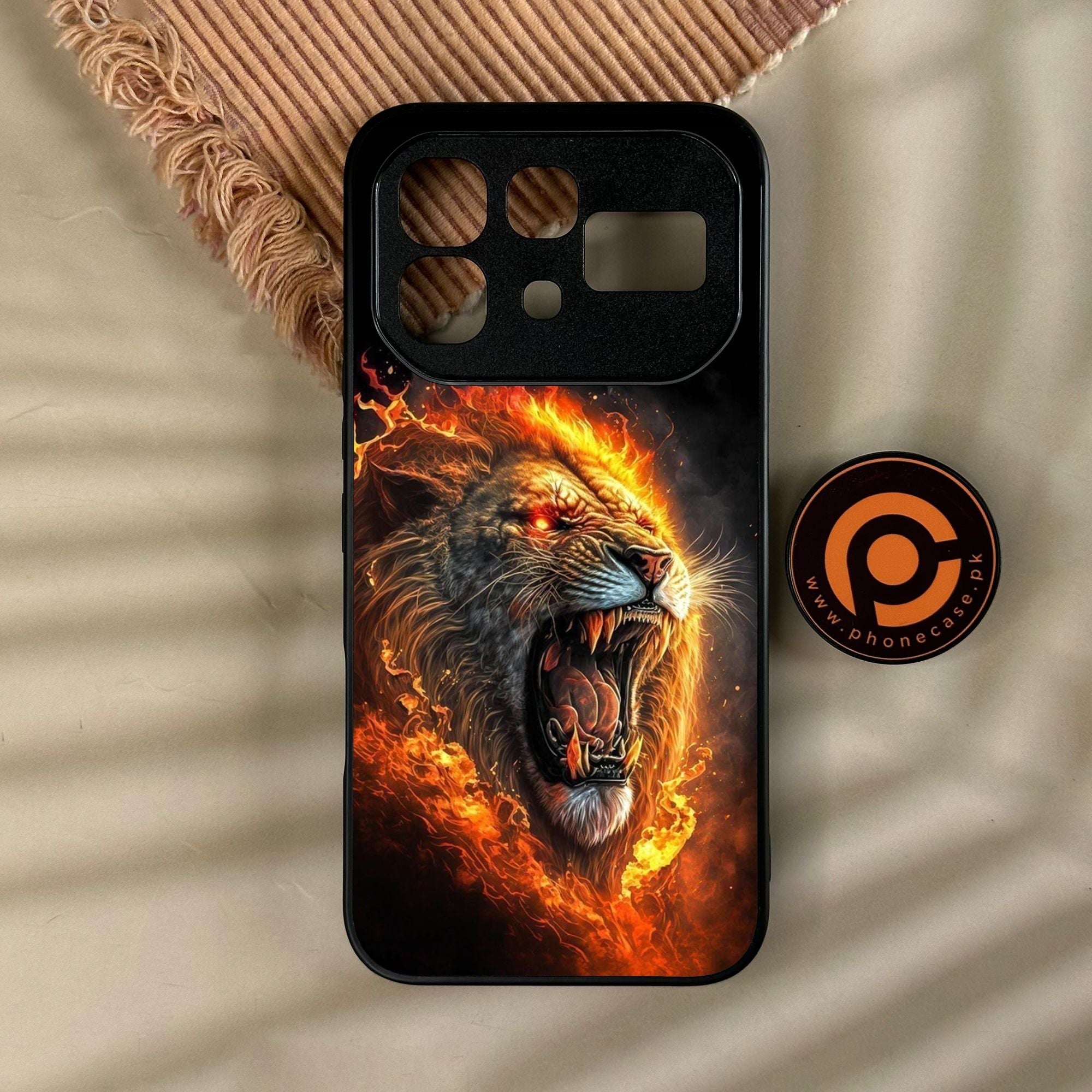 Infinix Note 60 Pro - Tiger 2.0 Design 4 - Premium Metal Printed Soft Bumper Shock Proof Case