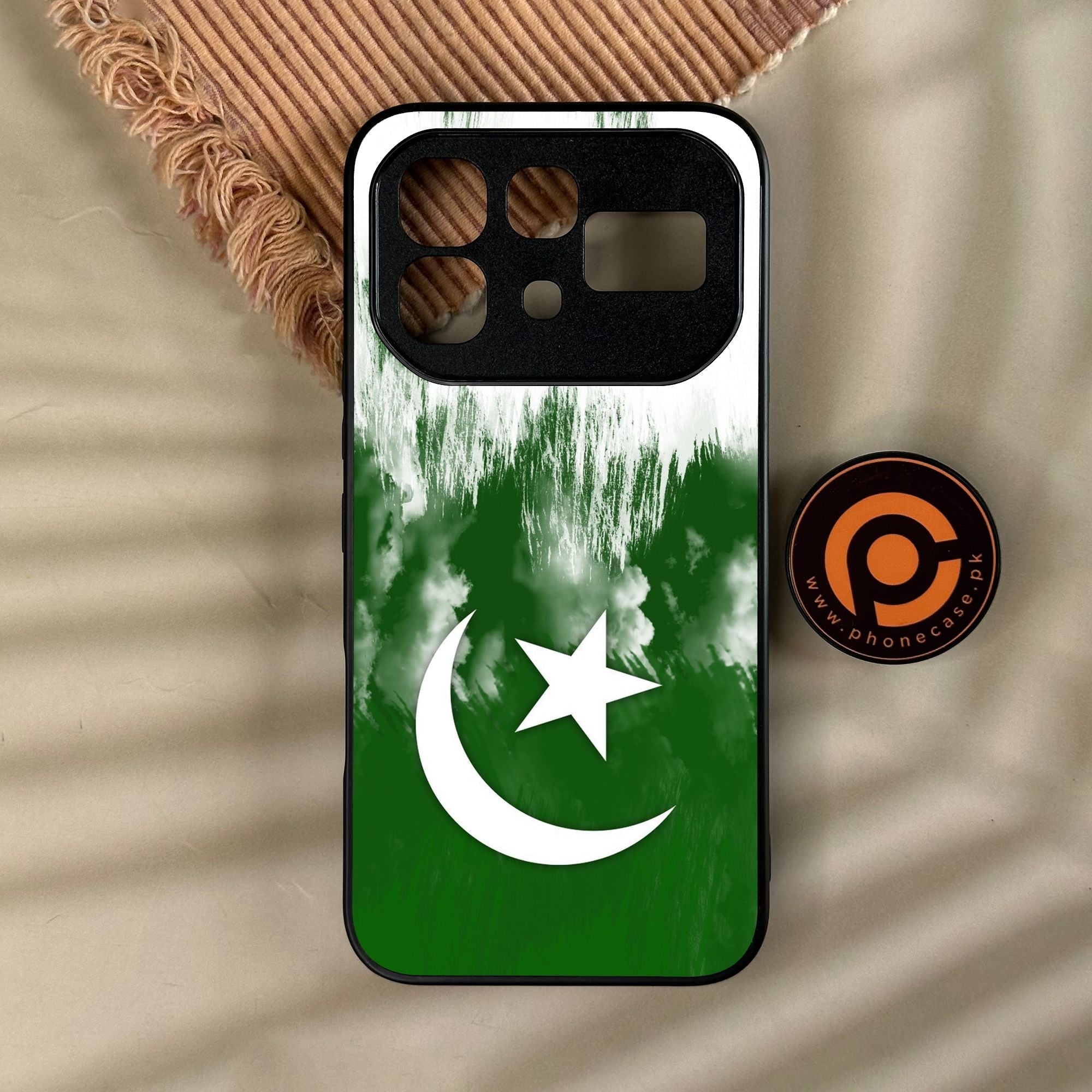 Infinix Note 60 - Pakistani Flag Design 9 - Premium Metal Printed Soft Bumper Shock Proof Case