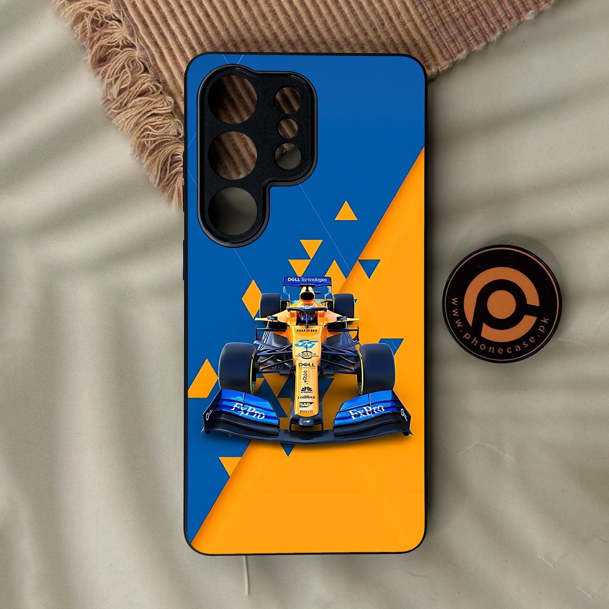 Galaxy S26 Ultra - Formula 1 Design 7 - Premium Metal Printed Soft Bumper Shock Proof Case