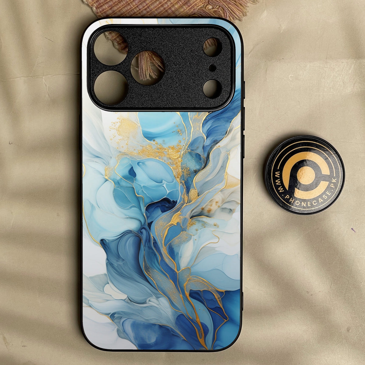 Iphone 18 Pro Max - Liquid 2.0 Design 1 - Premium Metal Printed Soft Bumper Shock Proof Case
