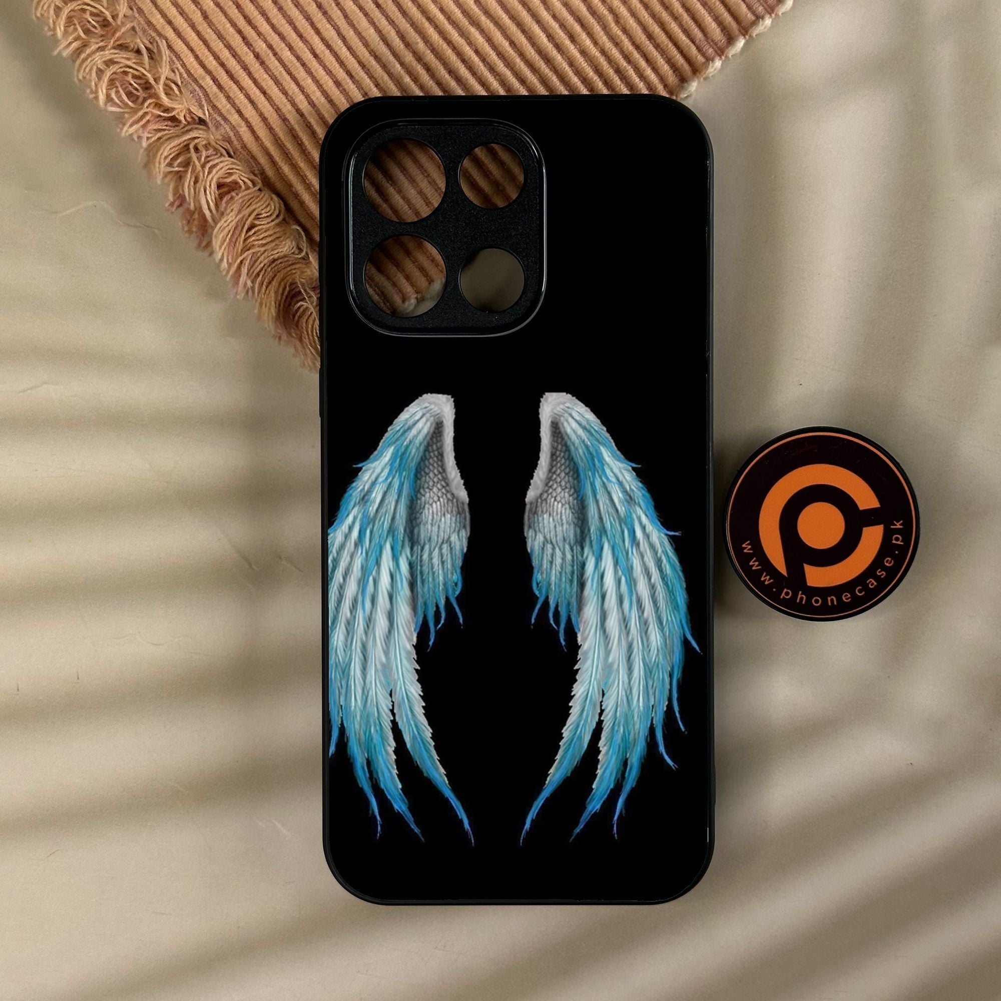 OnePlus Turbo 6 - Angel Wings Design 4 - Premium Metal Printed Soft Bumper Shock Proof Case