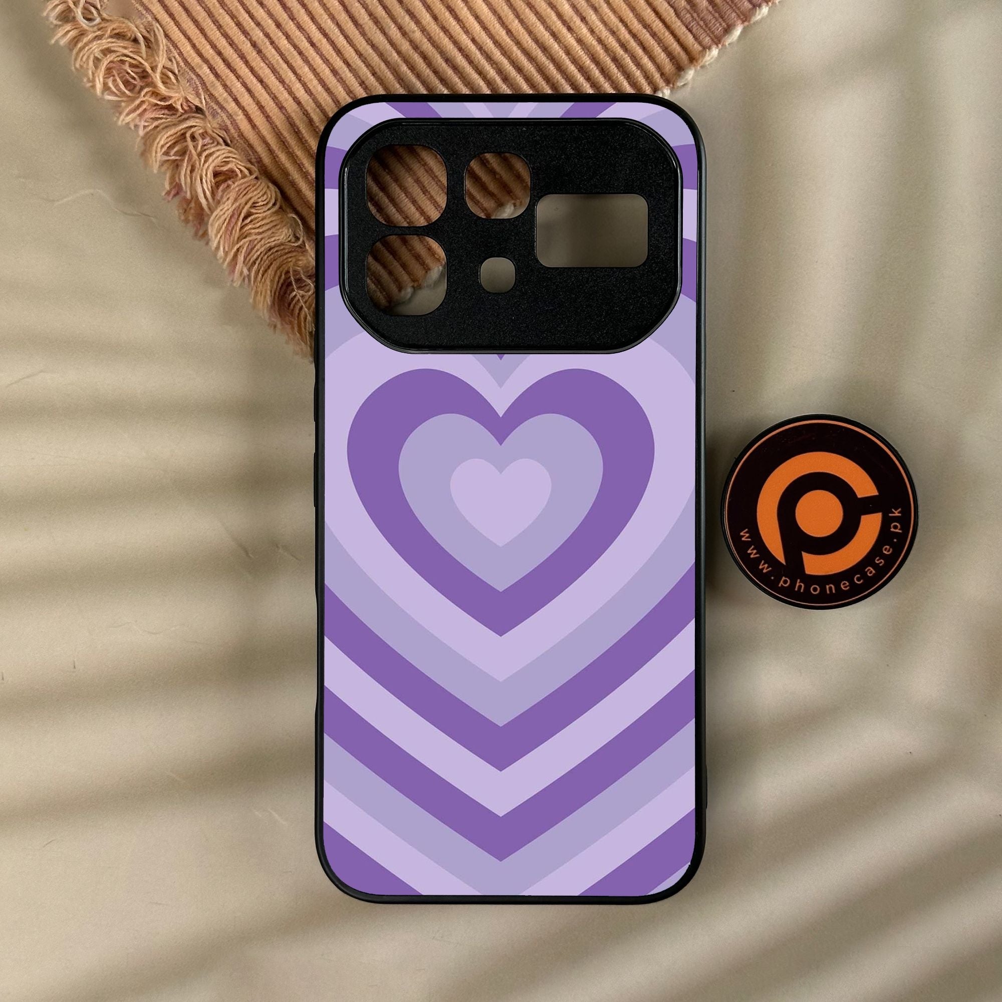 Infinix Note 60 Pro - Heartbeat Design 8 - Premium Metal Printed Soft Bumper Shock Proof Case