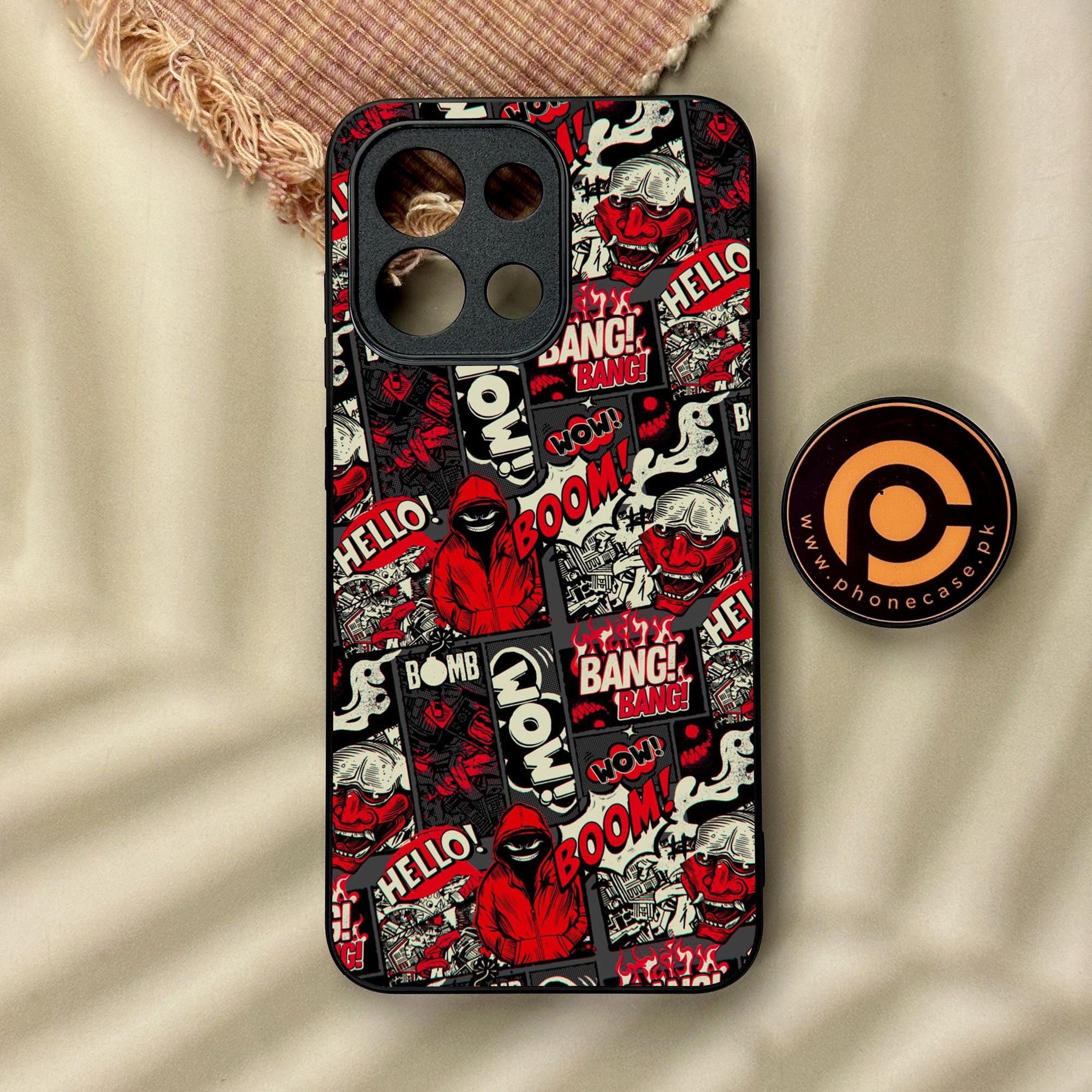 OnePlus 13T - Boom Red - Premium Metal Printed Soft Bumper Shock Proof Case