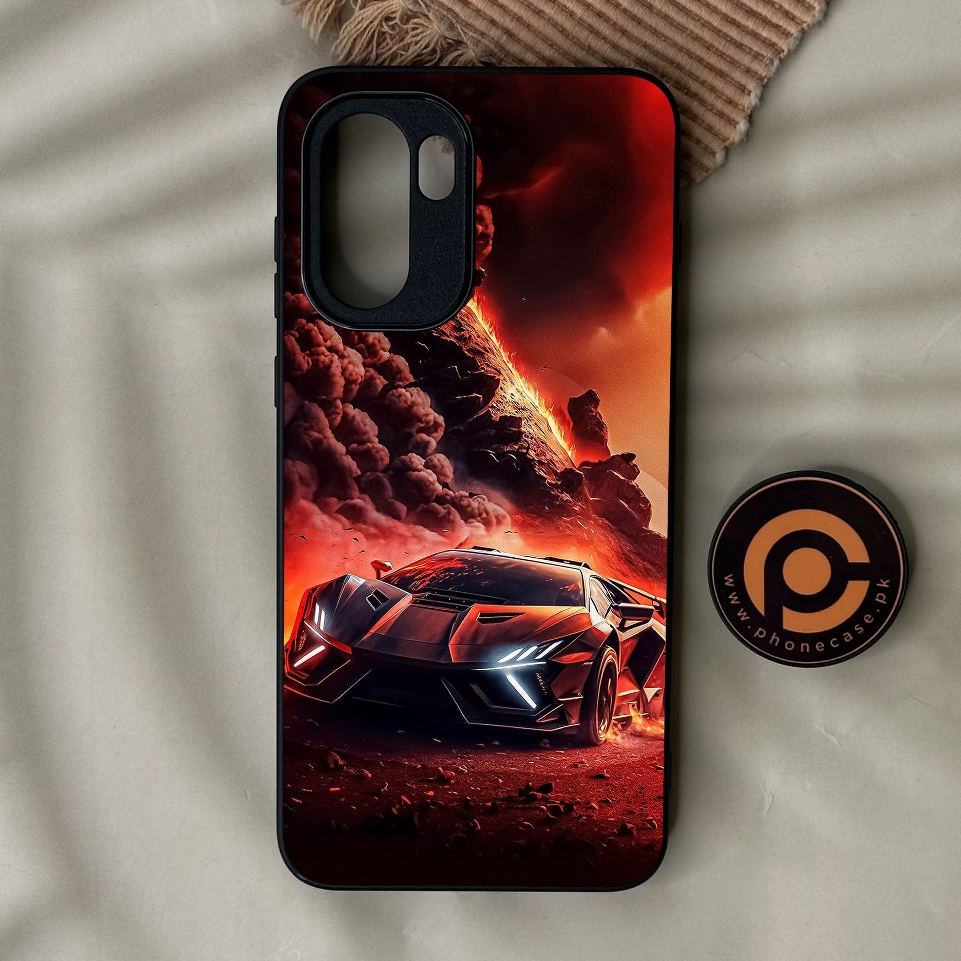 OnePlus Ace 6 - Racing Design 7 - Premium Metal Printed Soft Bumper Shock Proof Case