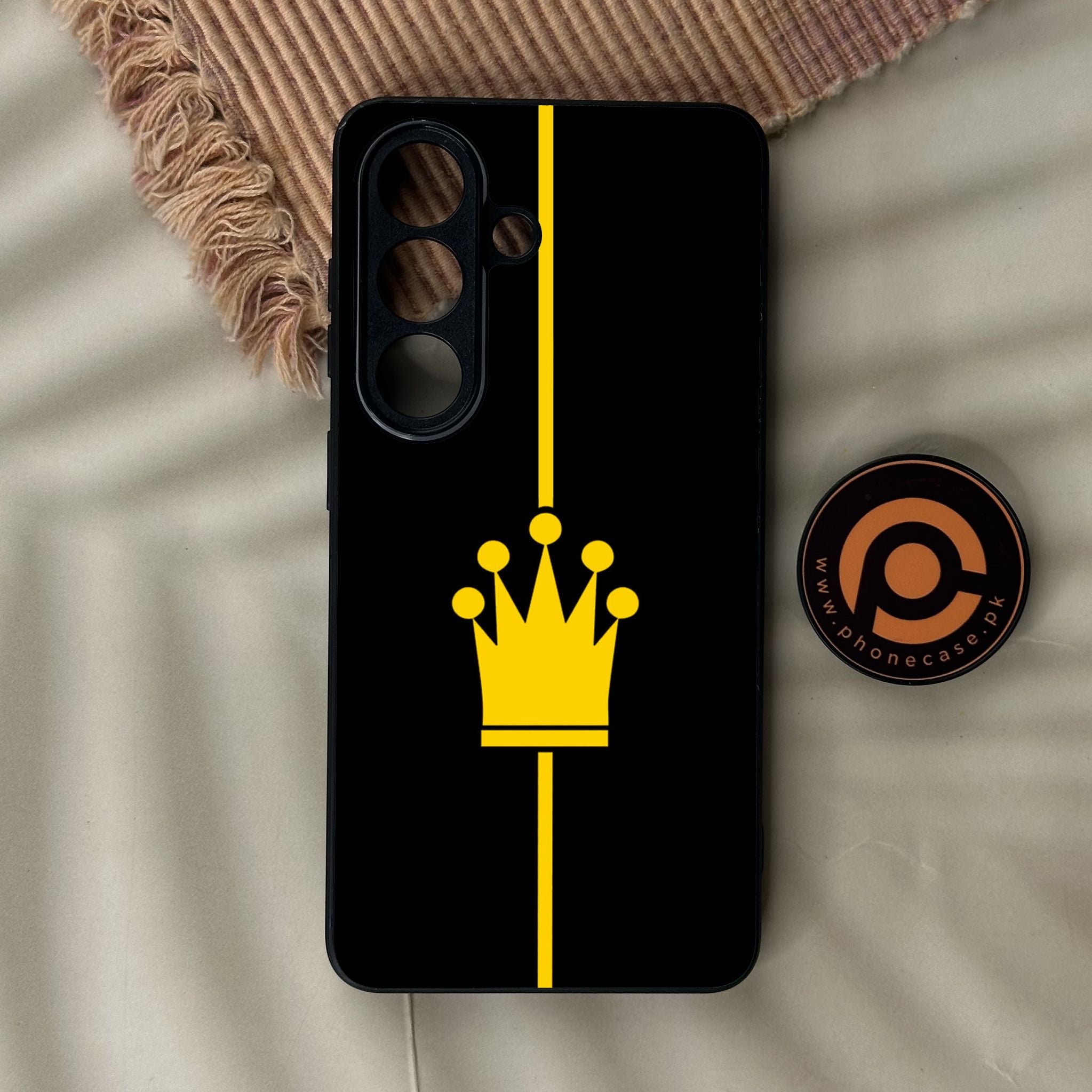 Galaxy S26 - King Design 1 - Premium Metal Printed Soft Bumper Shock Proof Case