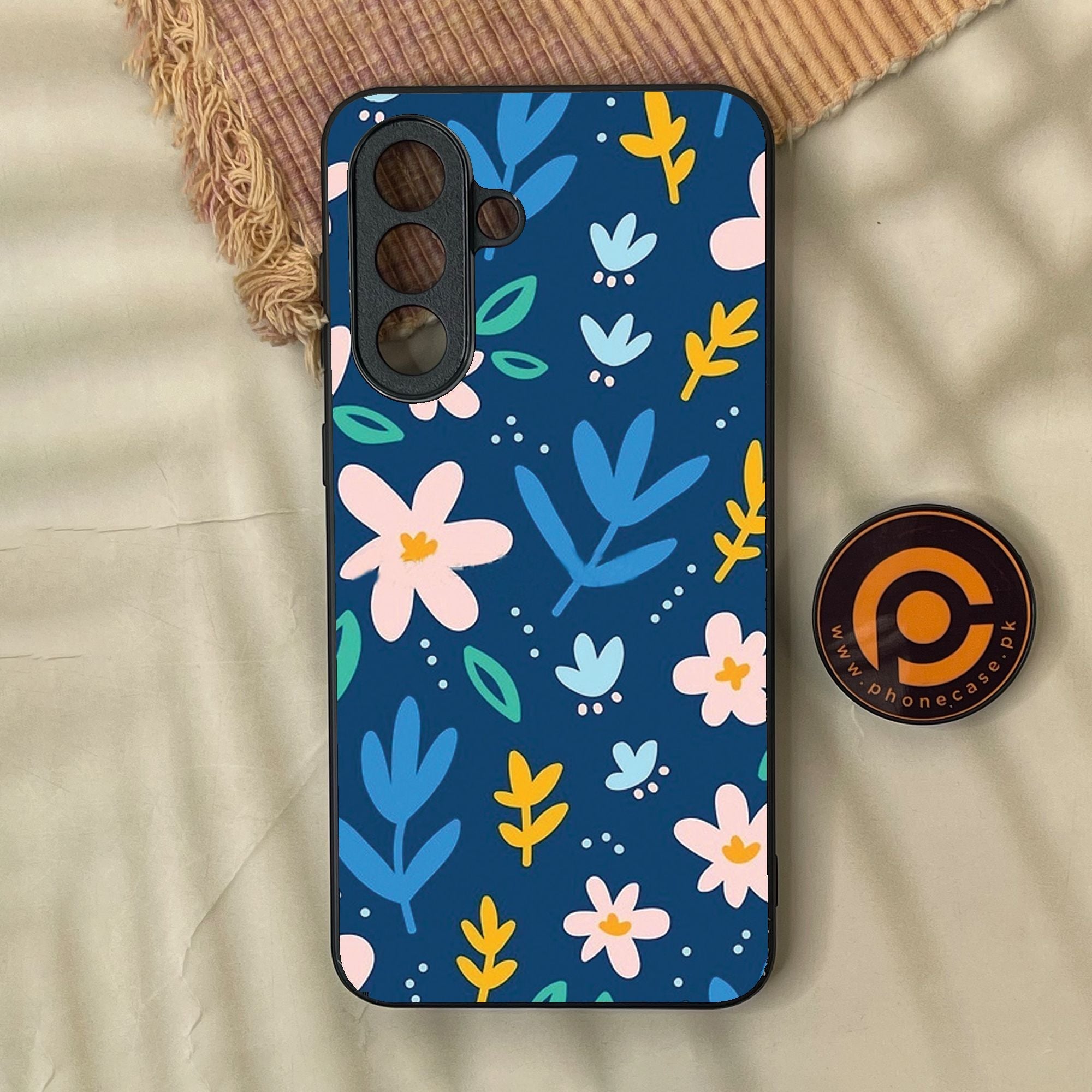 Samsung Galaxy A57 - Colorful Flowers - Premium Metal Printed Soft Bumper Shock Proof Case