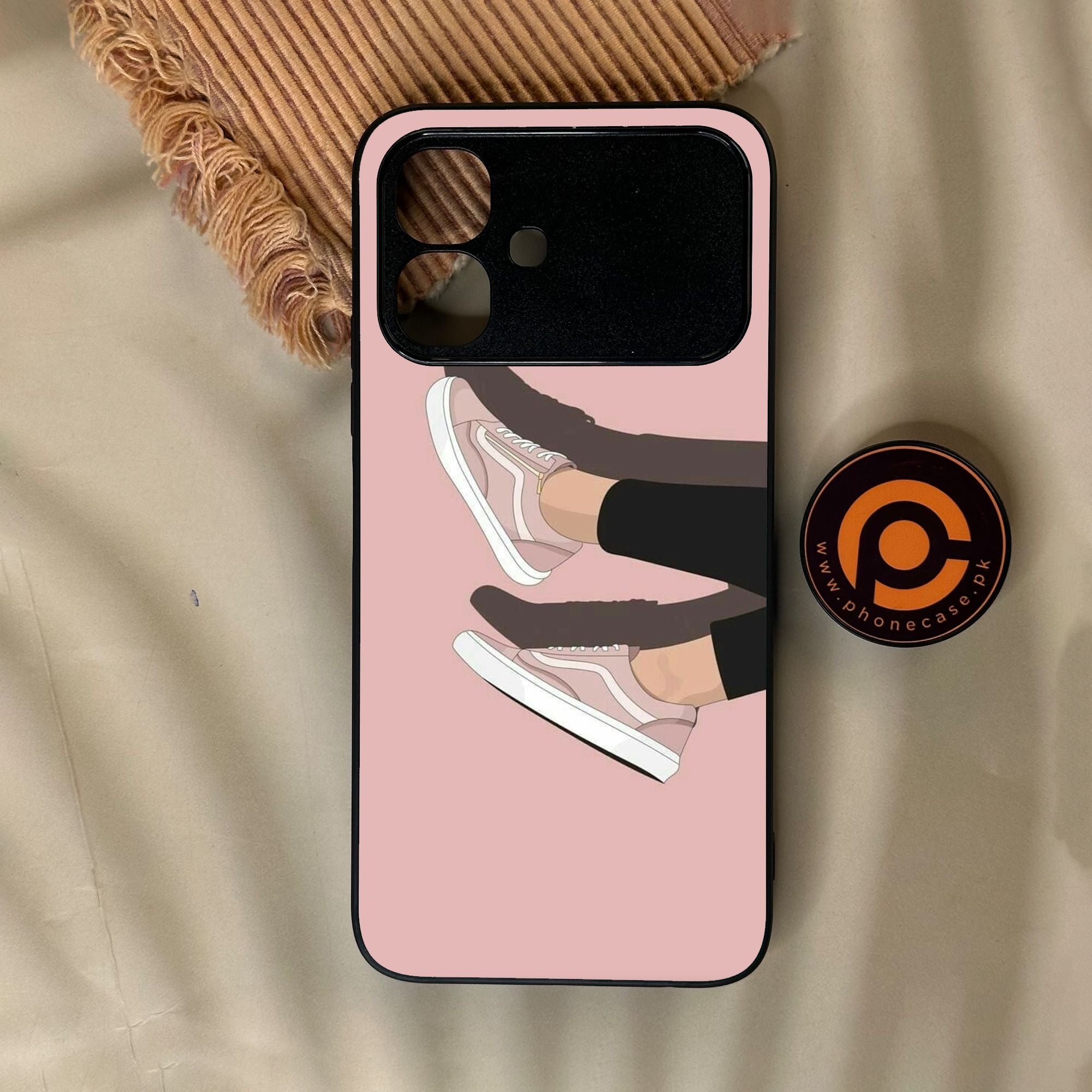 Infinix Smart 20 - Anime Girls Design 9 - Premium Metal Printed Soft Bumper Shock Proof Case