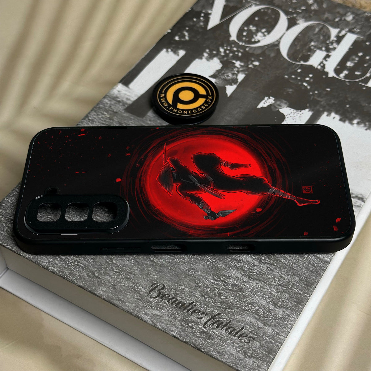 Infinix Hot 70 - Ninja Design 5 - Premium Metal Printed Soft Bumper Shock Proof Case