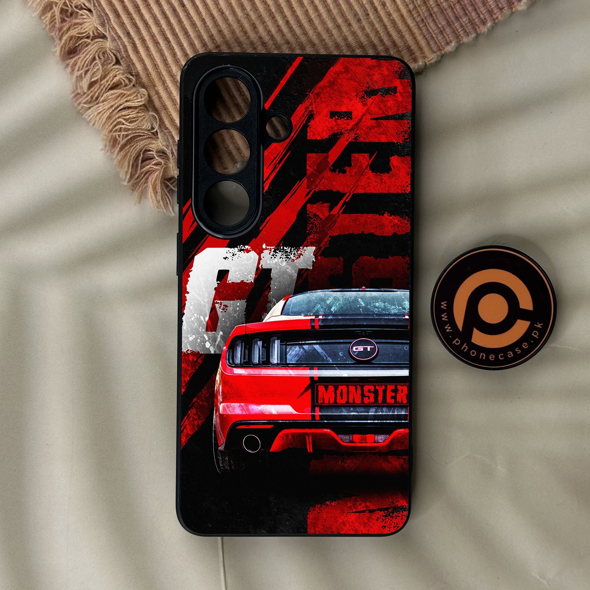 Galaxy S26 - Speed Shift Racing Car - Premium Metal Printed Soft Bumper Shock Proof Case