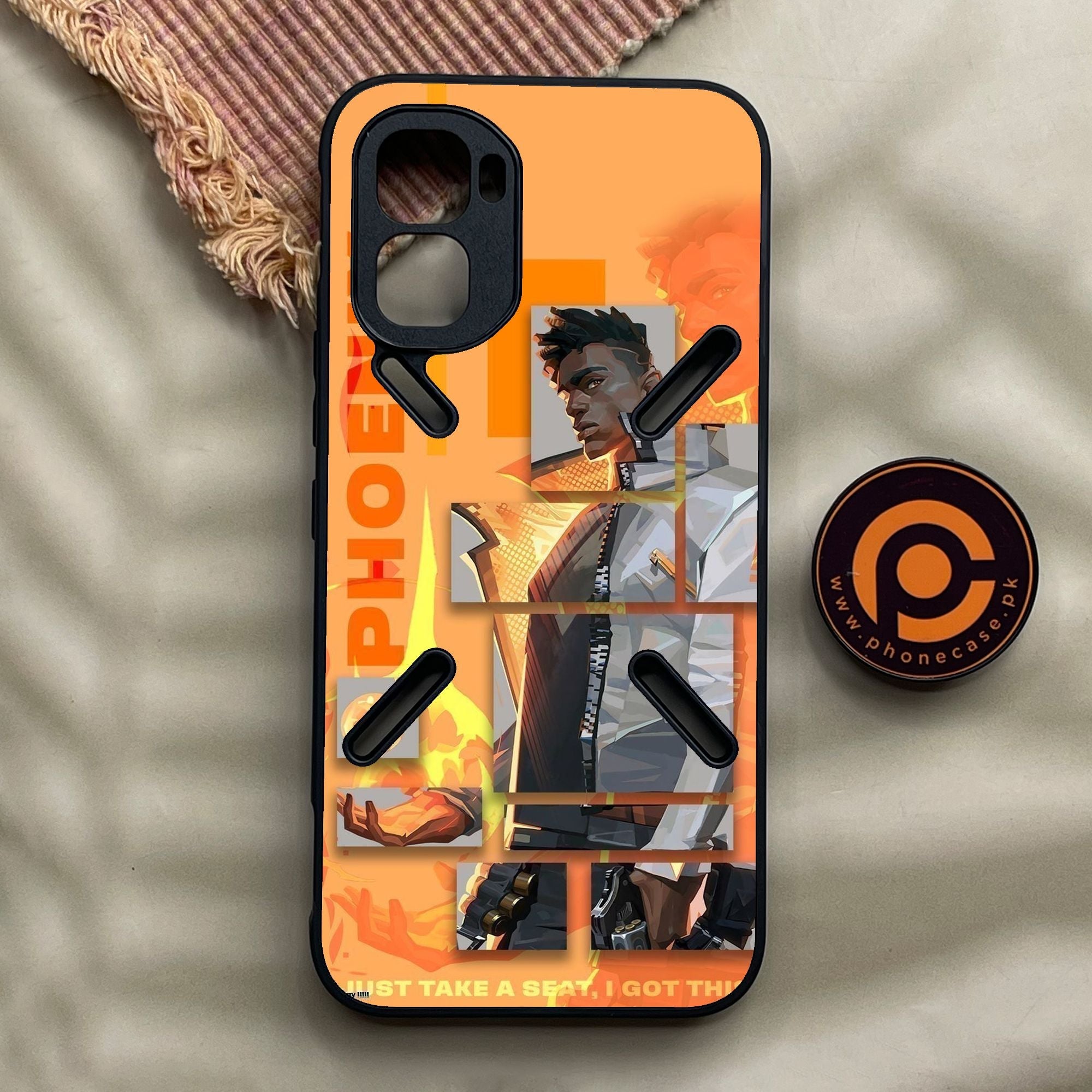 Infinix GT 50 Pro - Battle-Ready Design 9 - Premium Metal Printed Soft Bumper Shock Proof Case