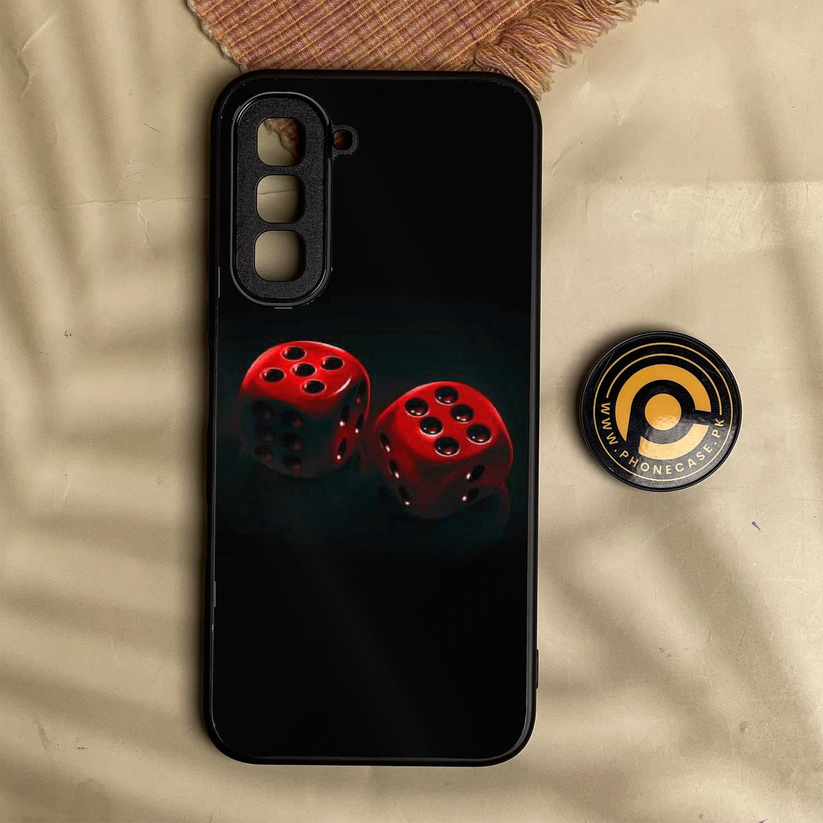 Infinix Hot 70 - Black Art Design 3 - Premium Metal Printed Soft Bumper Shock Proof Case