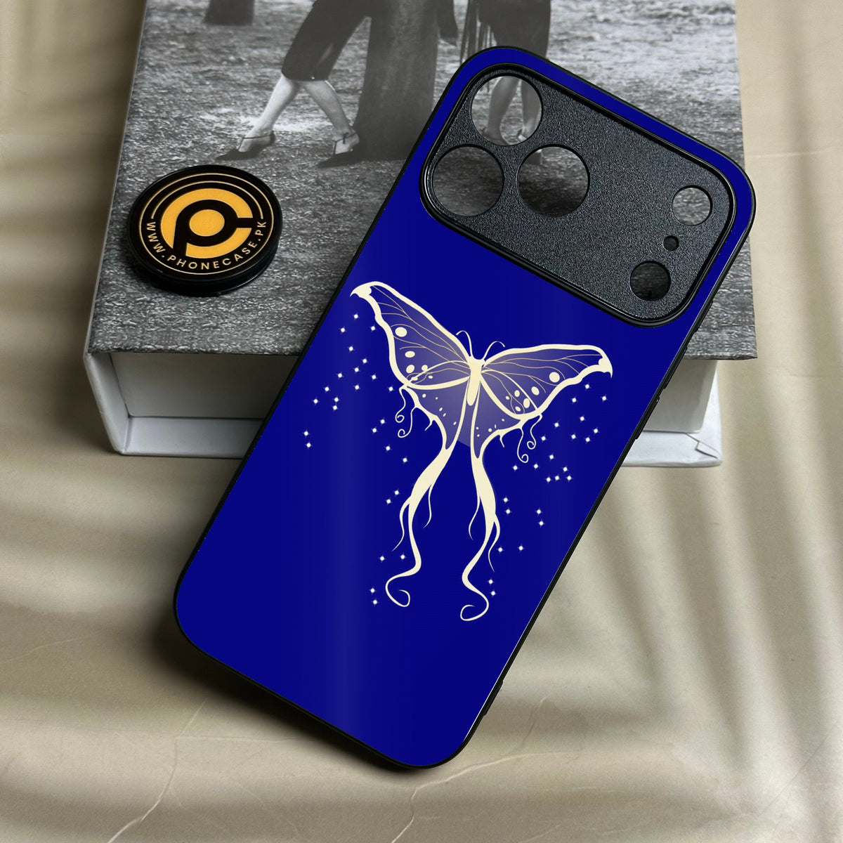 Iphone 18 Pro Max - Butterflies Design 1 - Premium Metal Printed Soft Bumper Shock Proof Case
