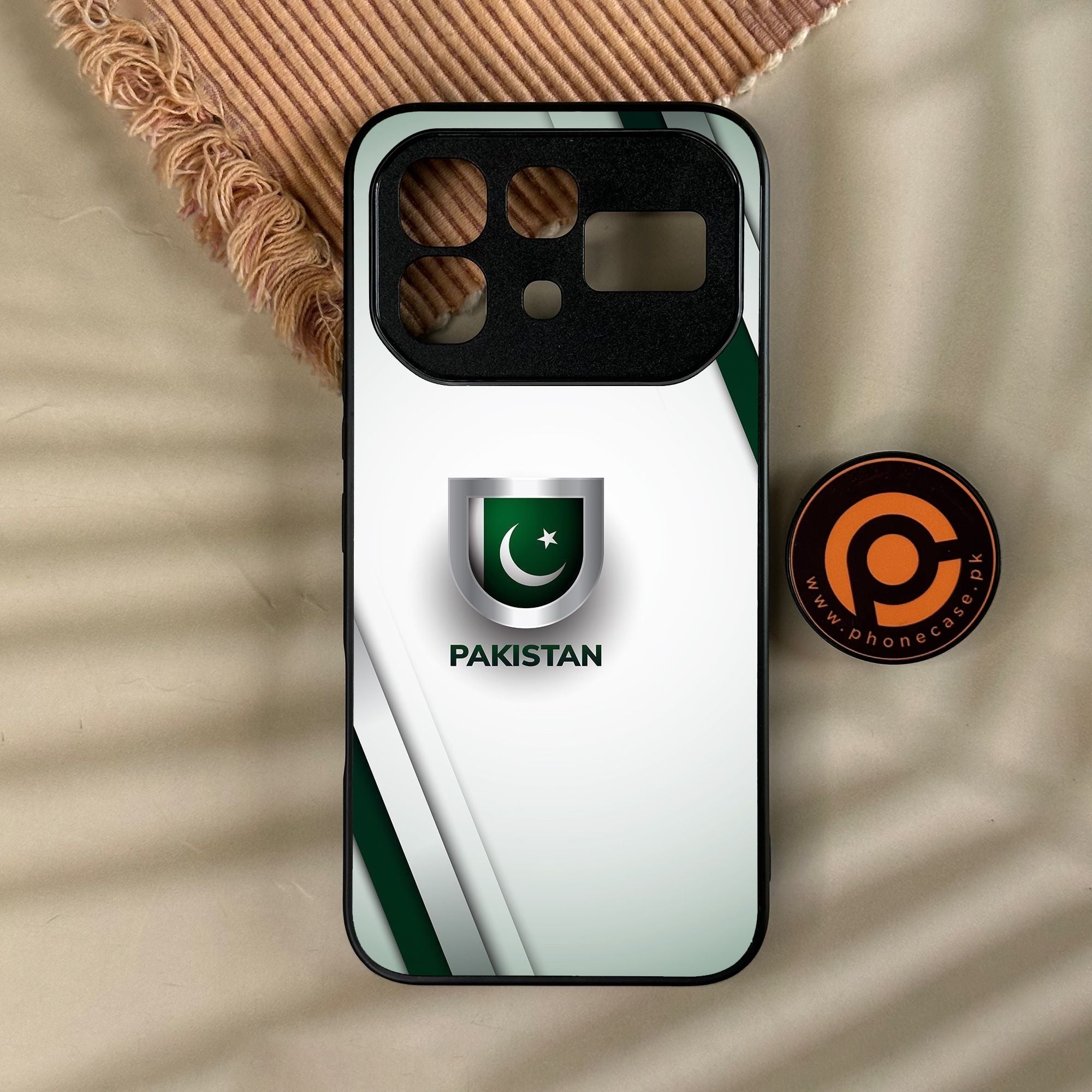 Infinix Note 60 - Pakistani Flag Design 2 - Premium Metal Printed Soft Bumper Shock Proof Case